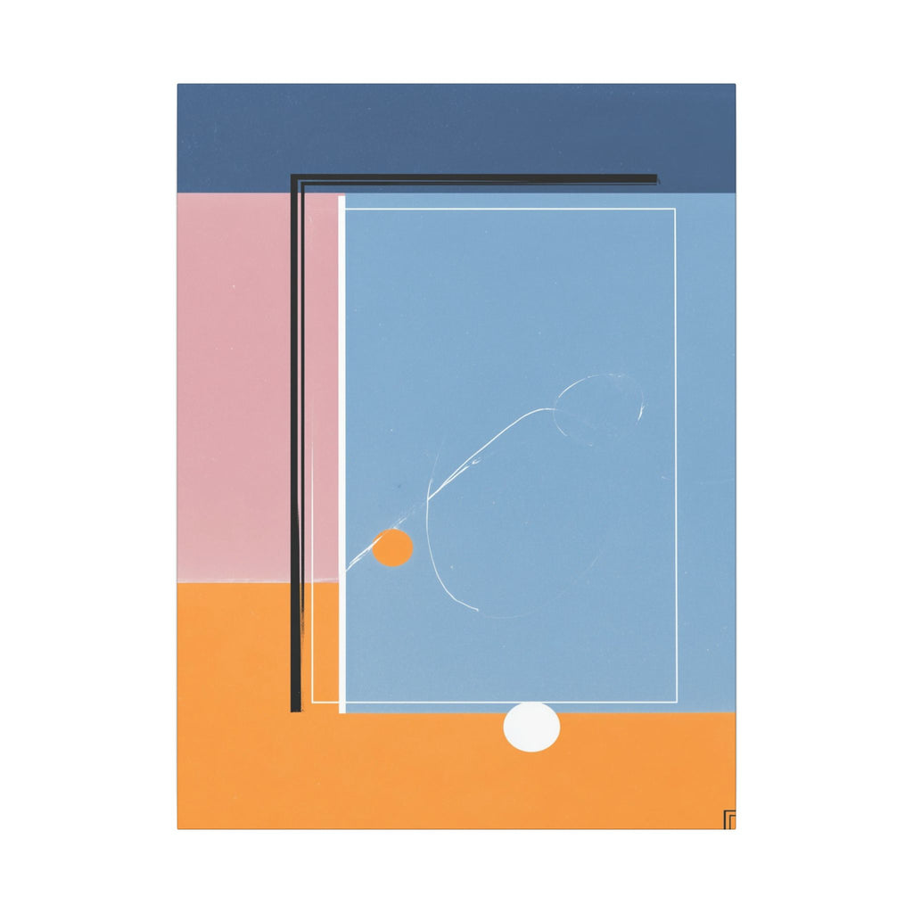 Geometric Harmony: Abstract Minimalist Composition, Modernist Color Fields, Constructivist Design Principles   |   Custom Orders Accepted