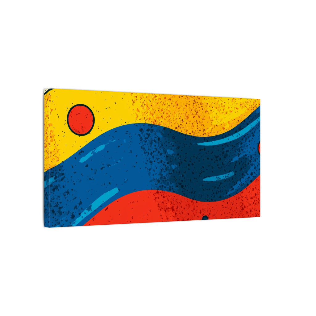 Fluid Dynamics: Retro Abstract Shapes, Mid-Century Modern Motion, Geometric Color Waves   |   Custom Orders Accepted