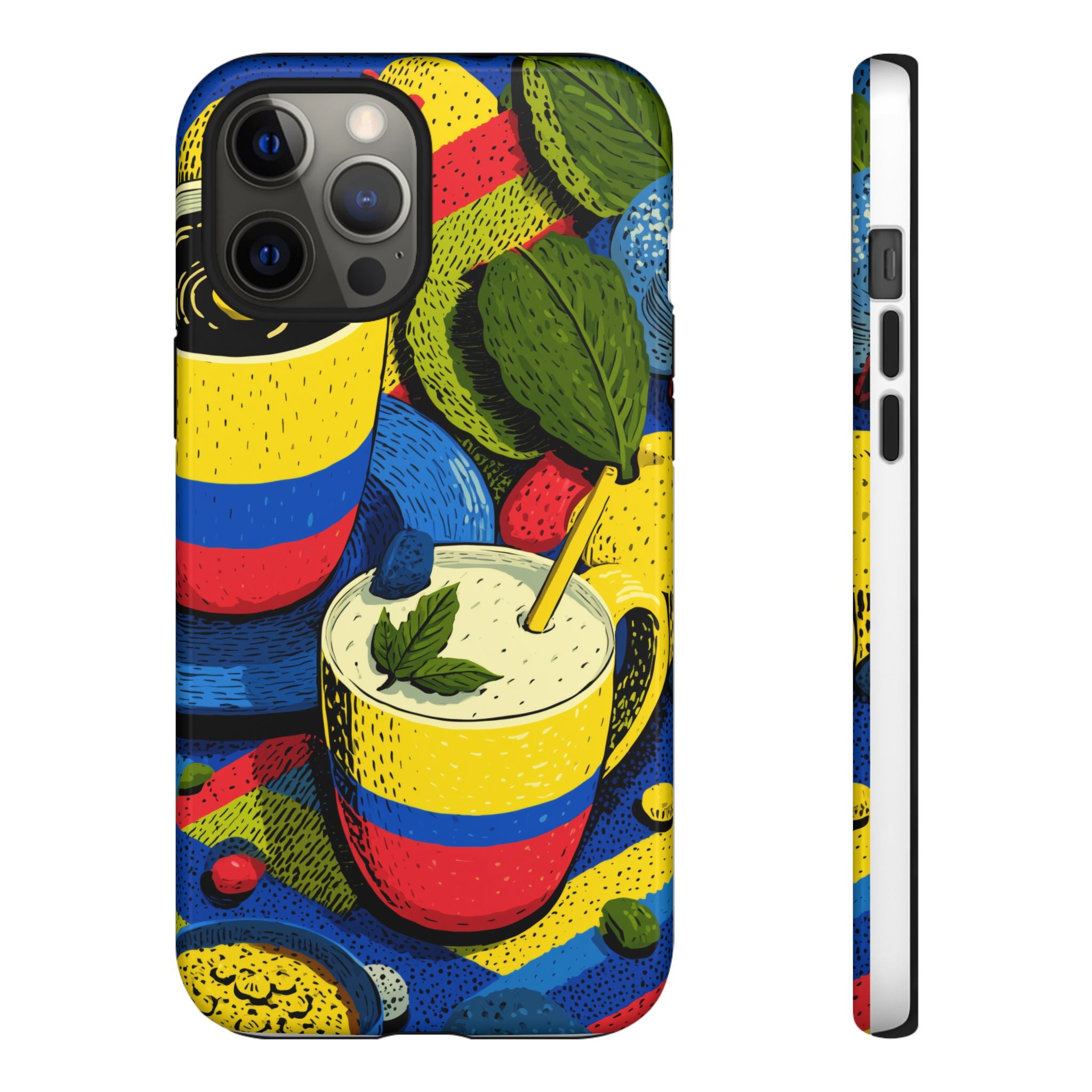 Vibrant Phone Case for Tough Cases | Colorful Colombian Art, Unique Gift, Trendy Accessory, Summer Style, Festival Must-Have
