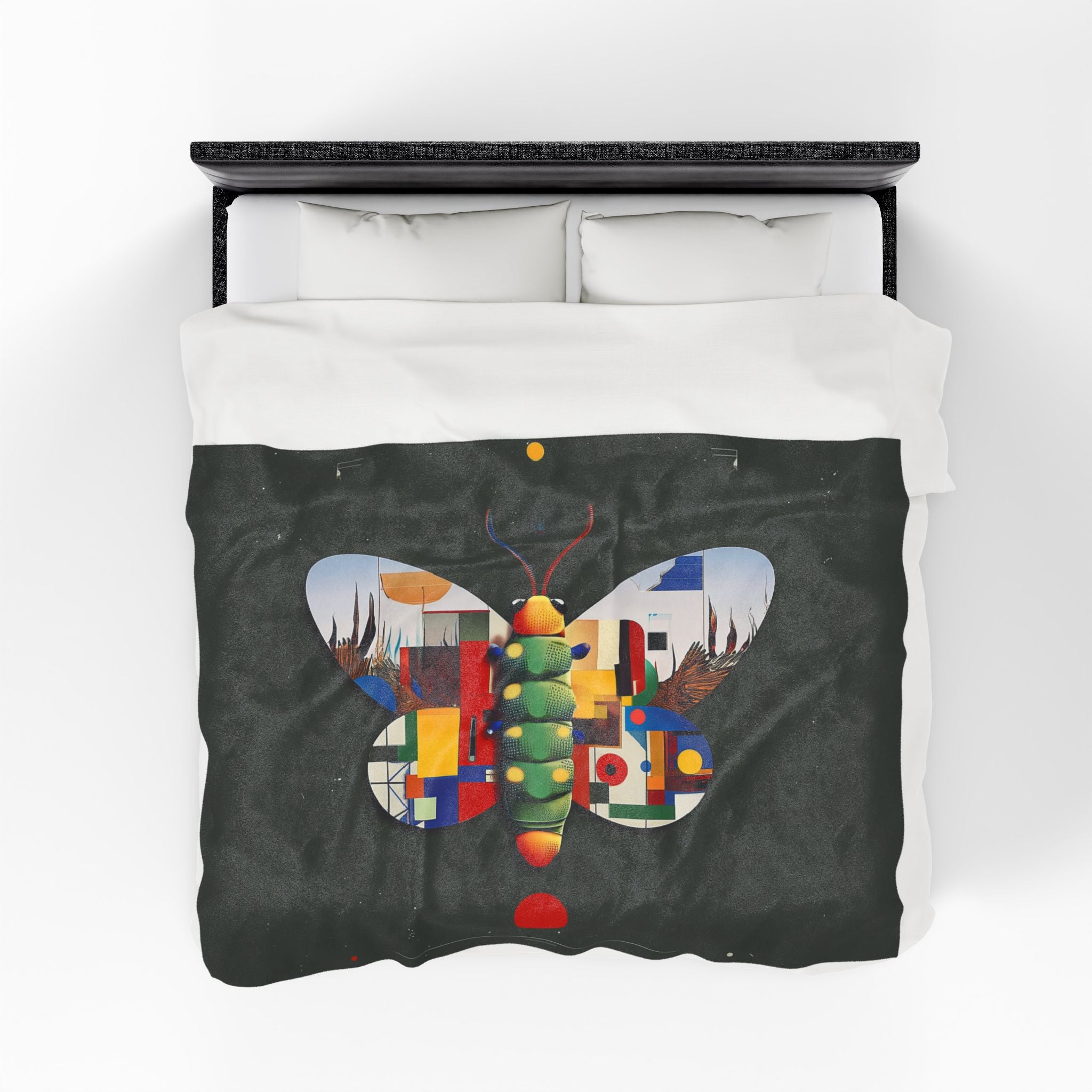 Geometric Butterfly: Modernist Collage, Bauhaus-Inspired Design   |    Custom Orders Available