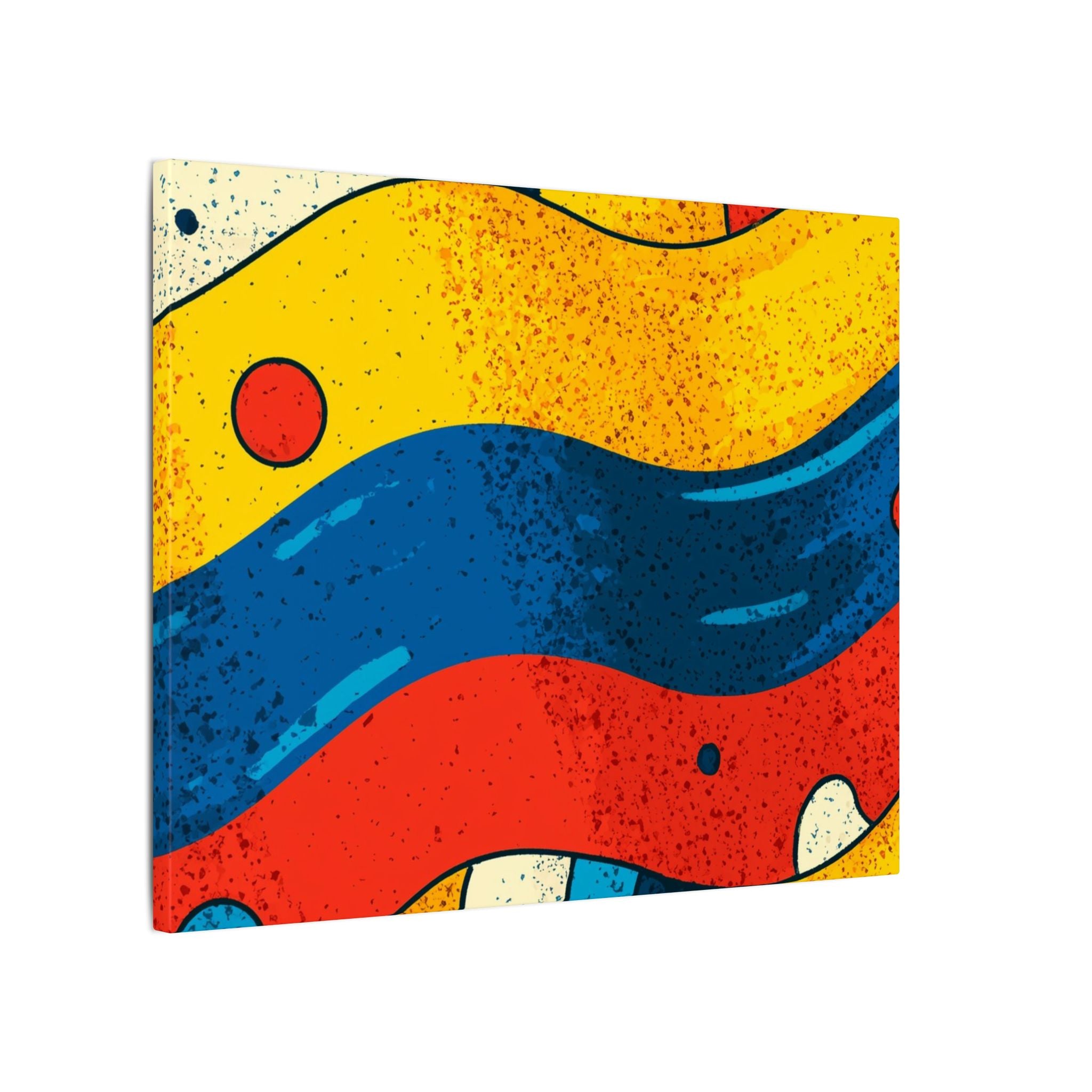 Fluid Dynamics: Retro Abstract Shapes, Mid-Century Modern Motion, Geometric Color Waves   |   Custom Orders Accepted