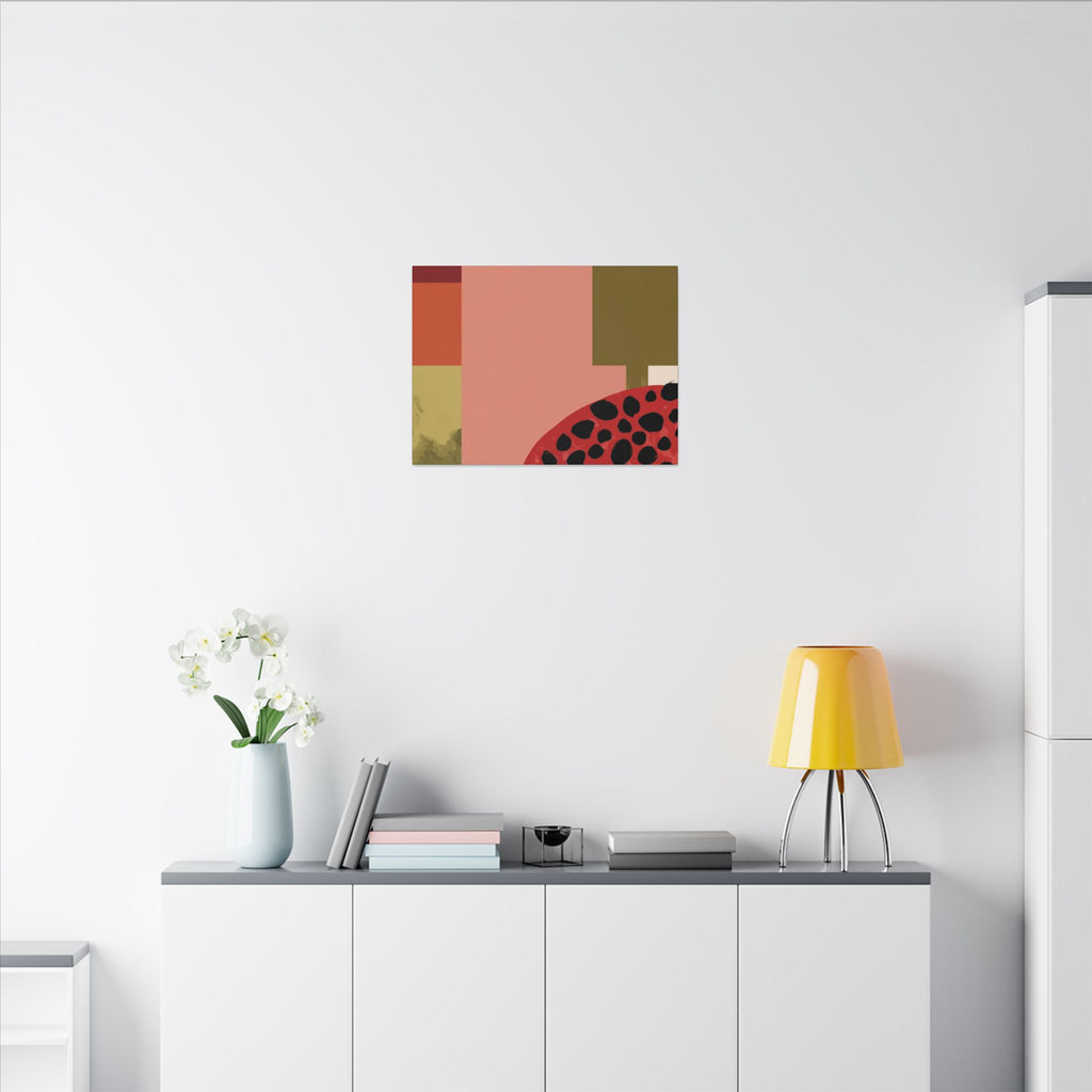 Geometric Harmony: Rectangles in Motion, Mid-Century Modern Composition, Abstract Earth Tone Precision   |   Custom Orders Accepted