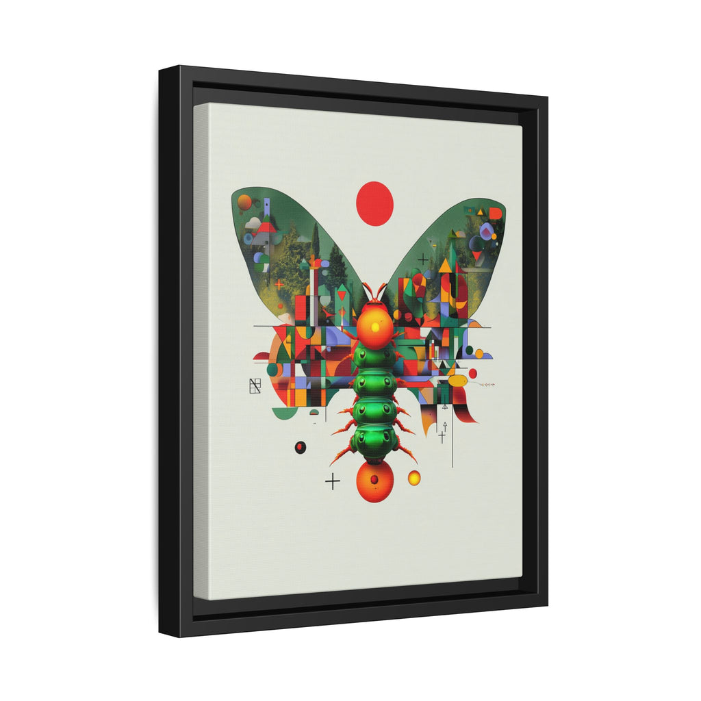 Digital Butterfly Framed Print, Cubist Architectural Abstraction   |  Personalized & Custom Orders Available