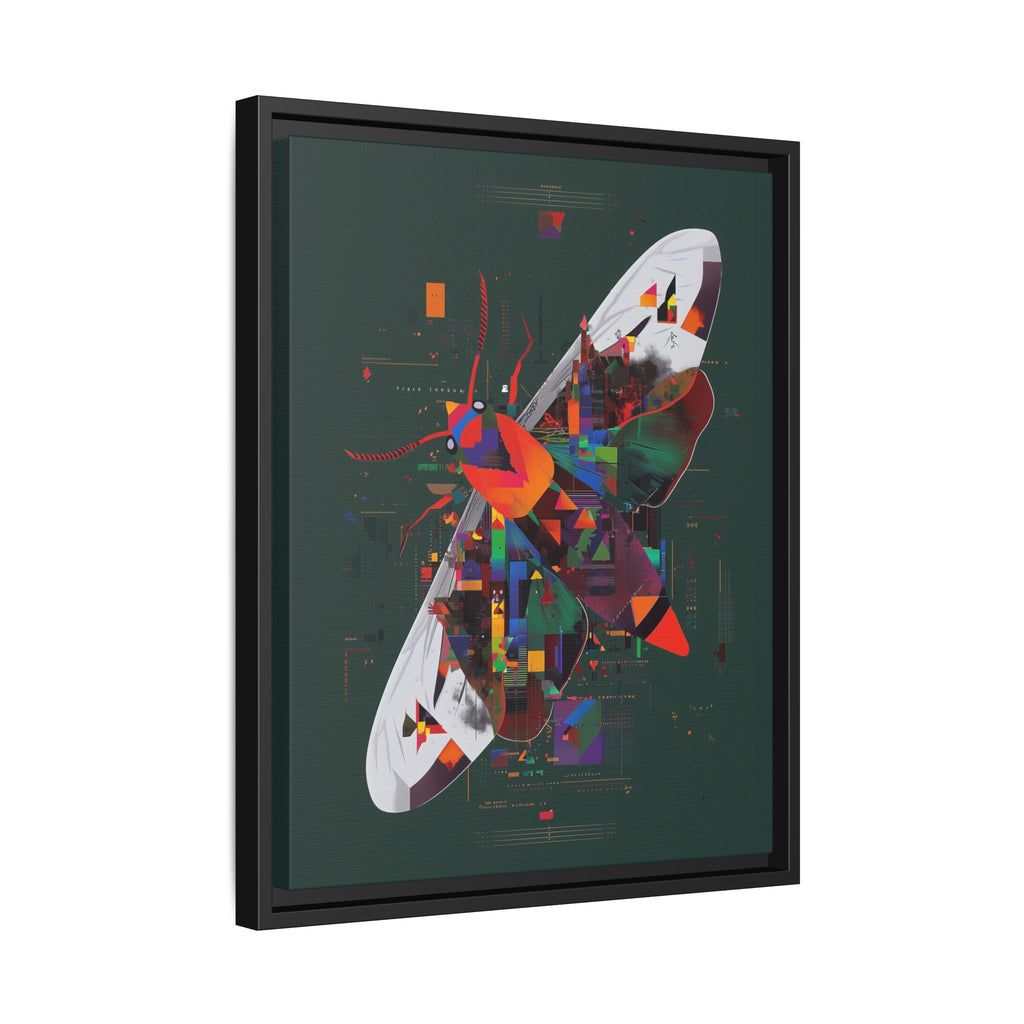 Digital Metamorphosis Framed Print : Geometric Butterfly Synthesis, Technological Nature Rendering   |   Custom Orders Available