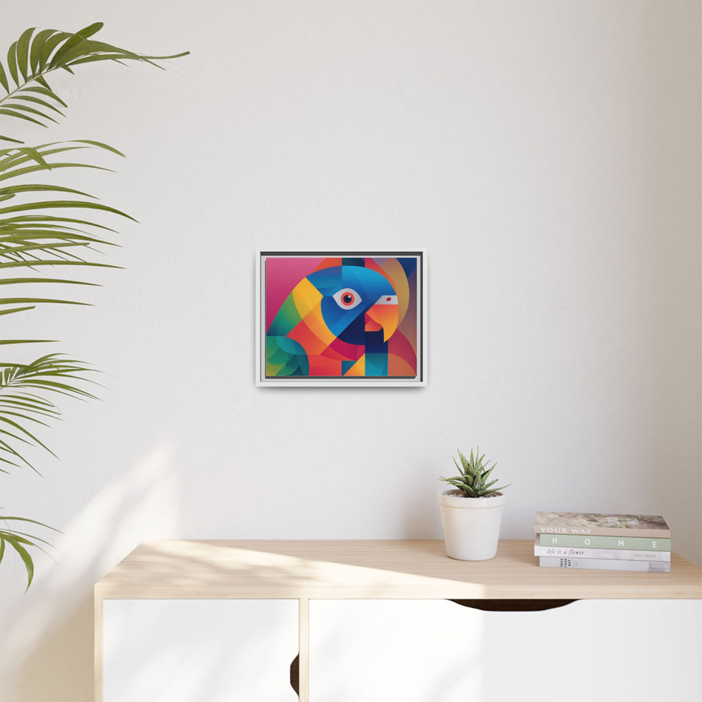 Prismatic Parrot: Cubist Deconstruction, Geometric Color Explosion   |  Personalized & Custom Orders Available
