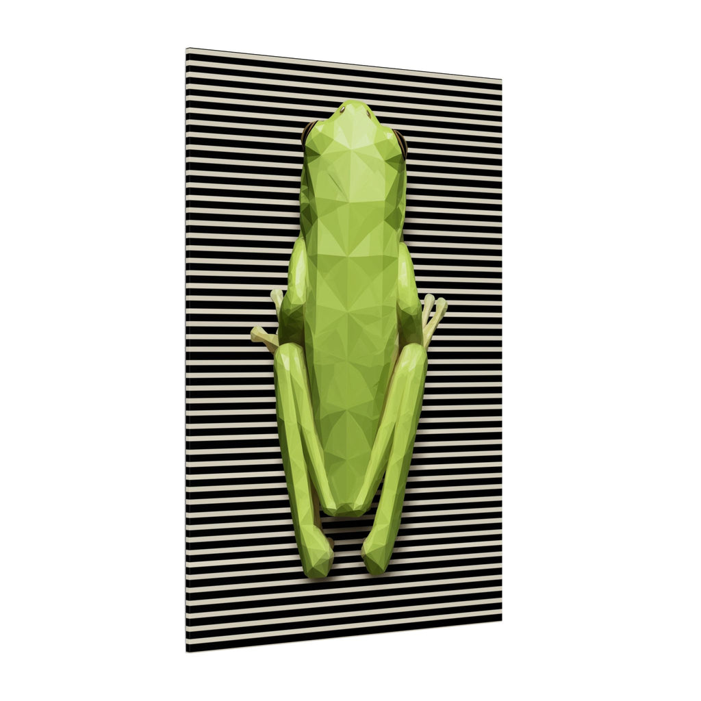 Geometric Frog: Low-Poly Design, Digital Art Amphibian   |    Custom Orders Available