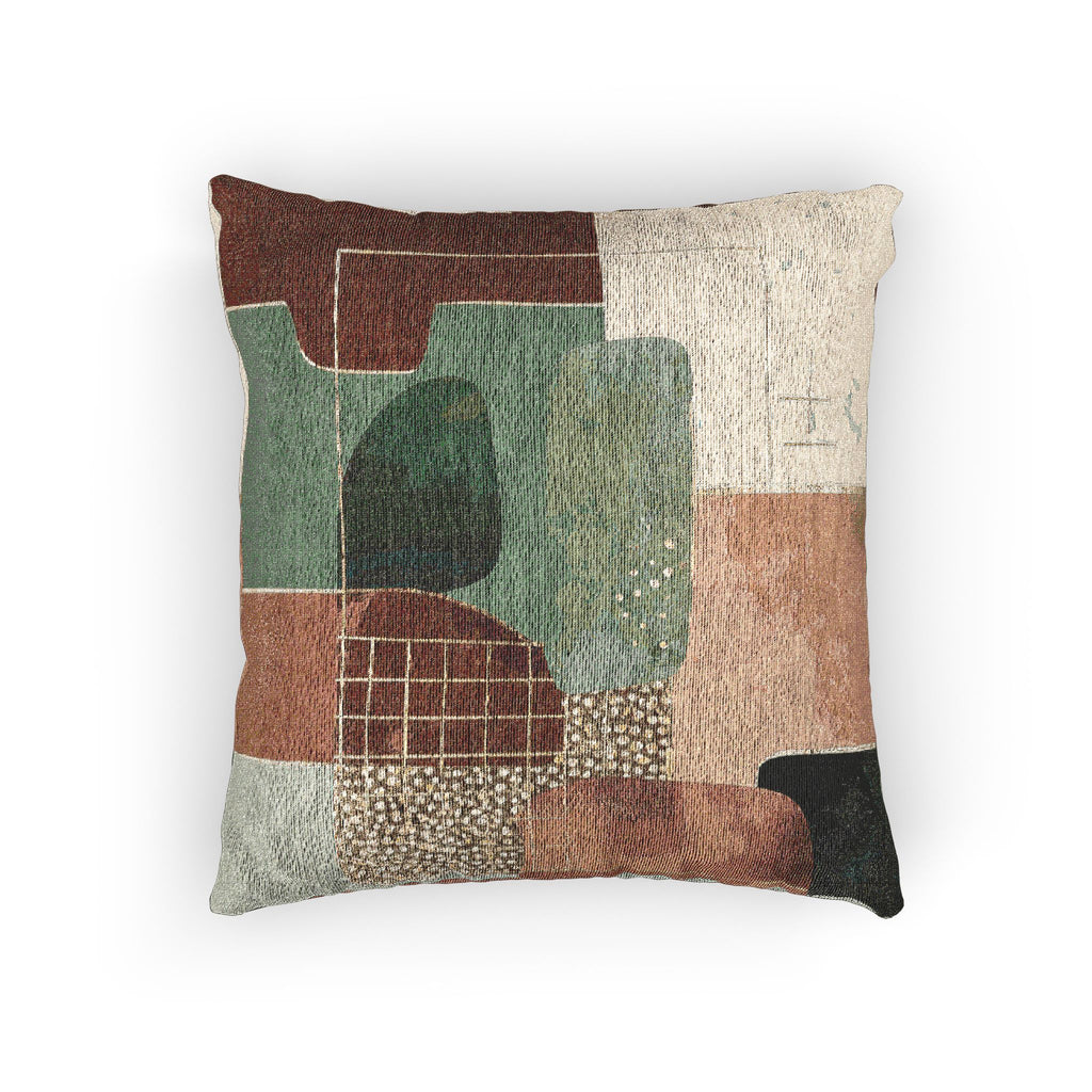 Geometric Harmony: Contemporary Abstract Composition, Metallic Grid Intersections   |    Custom Orders Available