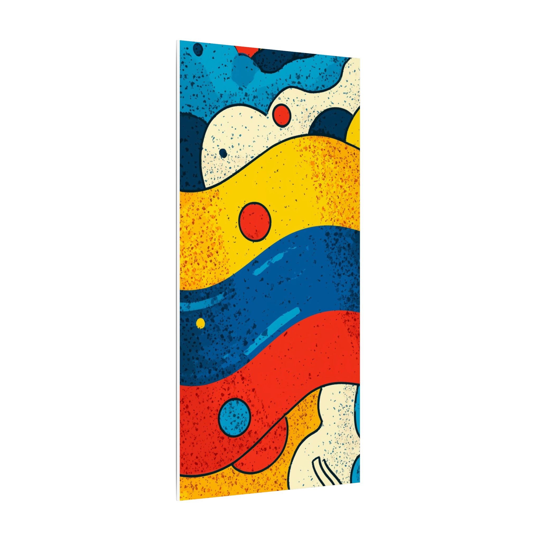 Fluid Dynamics: Retro Abstract Shapes, Mid-Century Modern Motion, Geometric Color Waves   |   Custom Orders Accepted