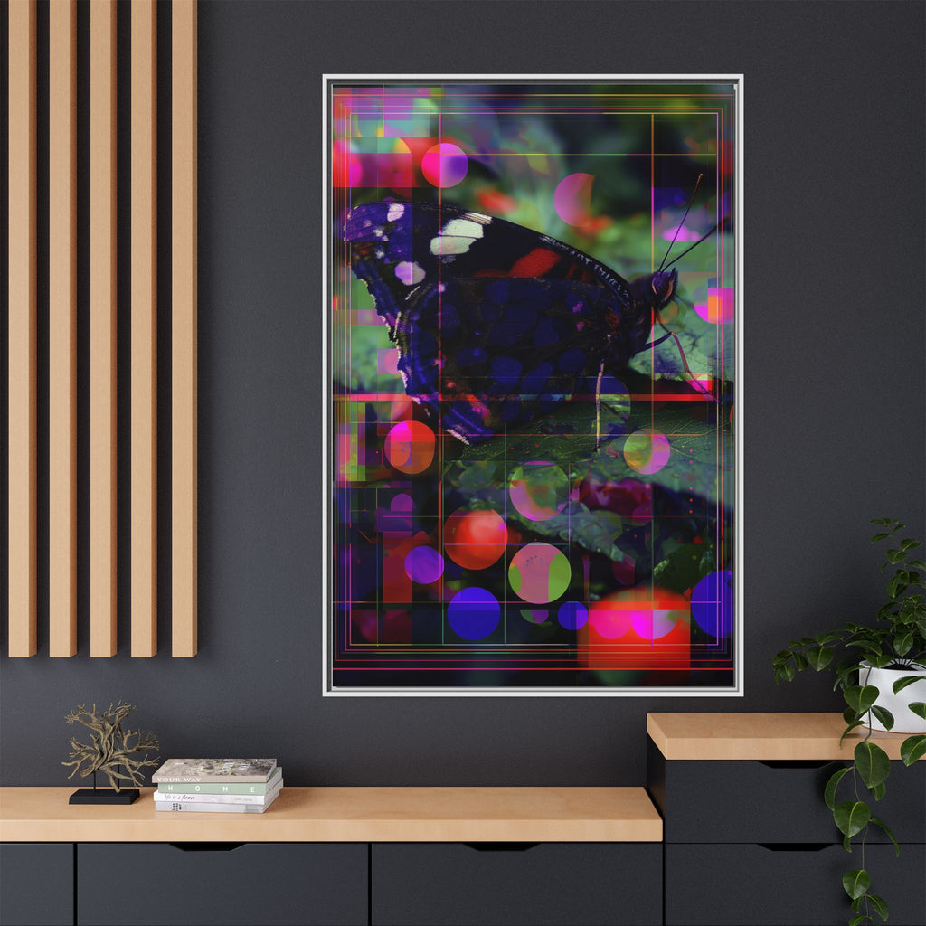 Metamorphic Glitch: Digital Nature Remix, Butterfly Geometric Distortion   |    Custom Orders Available