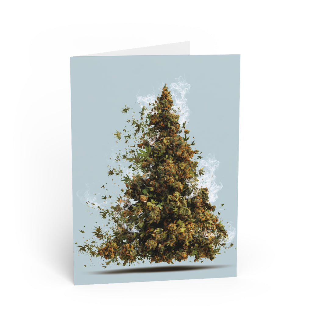 Whimsical Marijuana Holiday Greeting Cards | Unique Eco-Friendly Cards | Perfect for Birthdays, Christmas & More