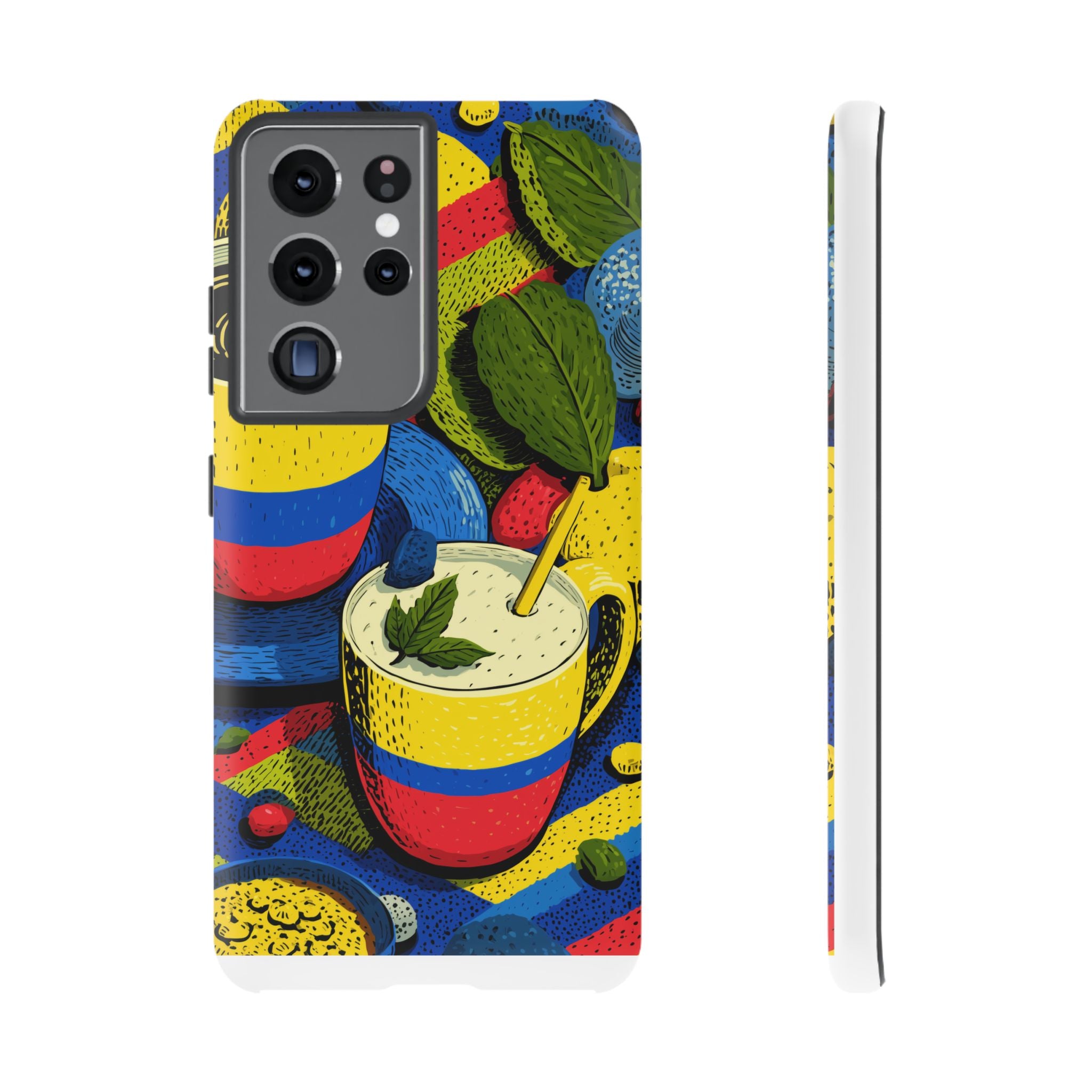 Vibrant Phone Case for Tough Cases | Colorful Colombian Art, Unique Gift, Trendy Accessory, Summer Style, Festival Must-Have