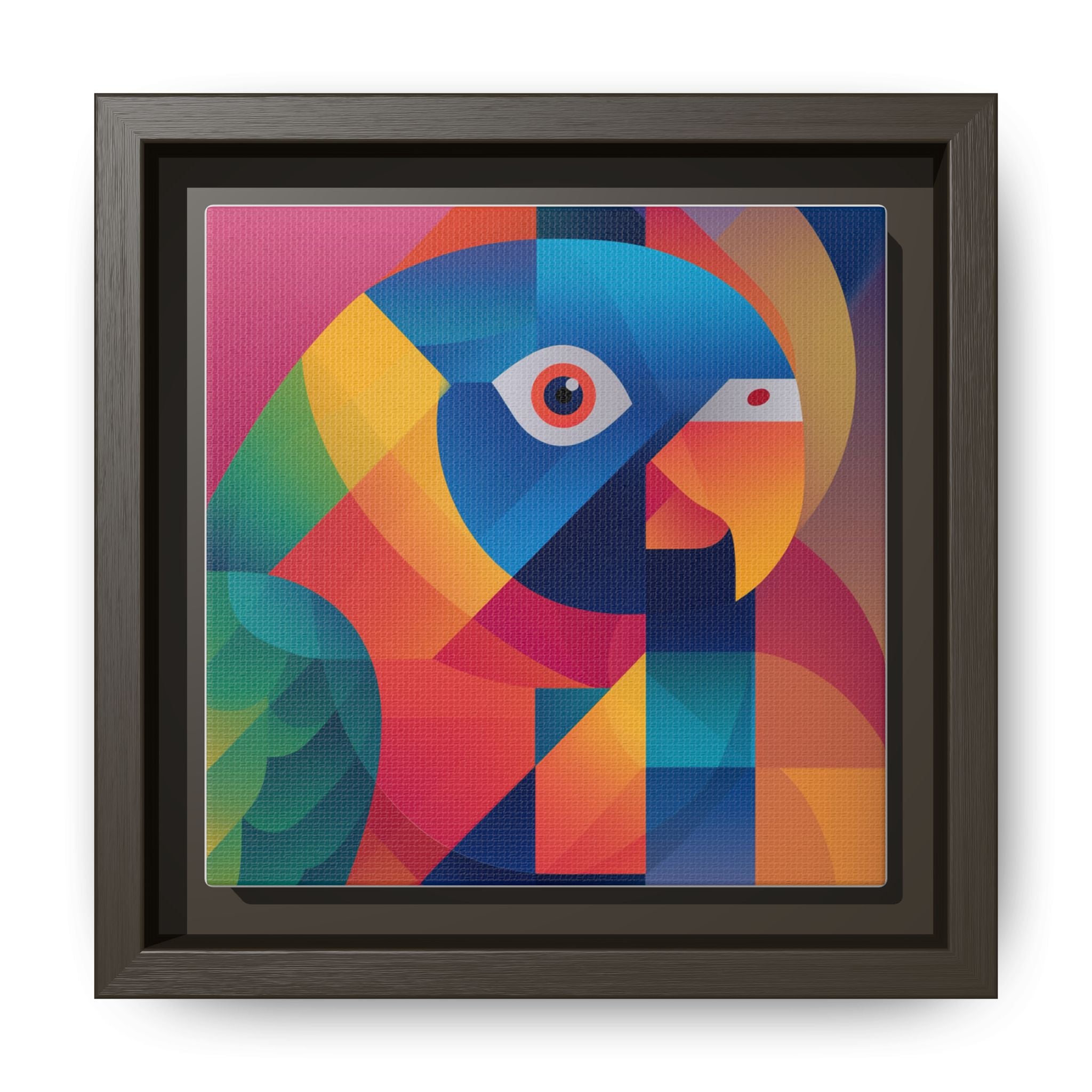 Prismatic Parrot: Cubist Deconstruction, Geometric Color Explosion   |  Personalized & Custom Orders Available