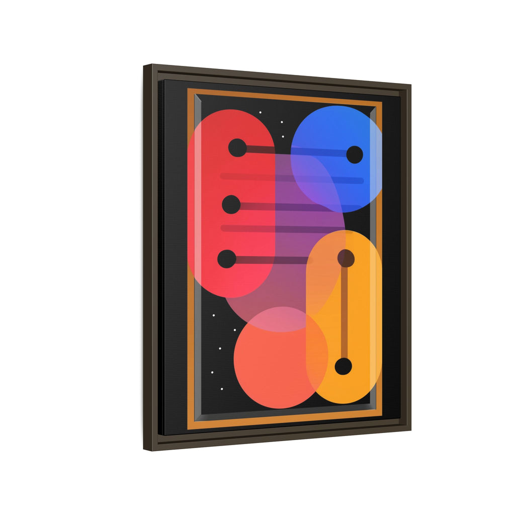 Celestial Geometry: Organic Shapes in Motion, Digital Abstract Composition, Vibrant Color Intersections   |   Custom Orders Accepted