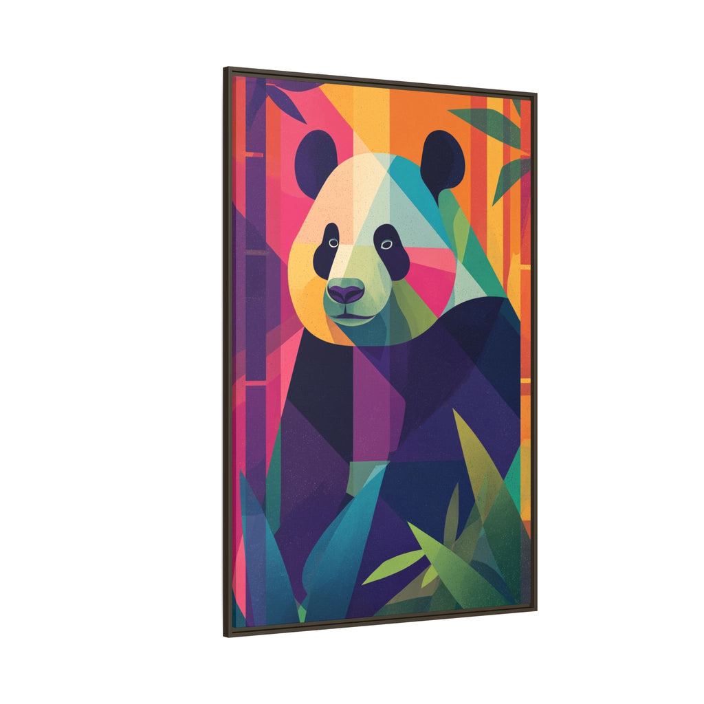 Geometric Panda: Mosaic Wildlife Portrait, Digital Polygonal Art   |  Personalized & Custom Orders Available