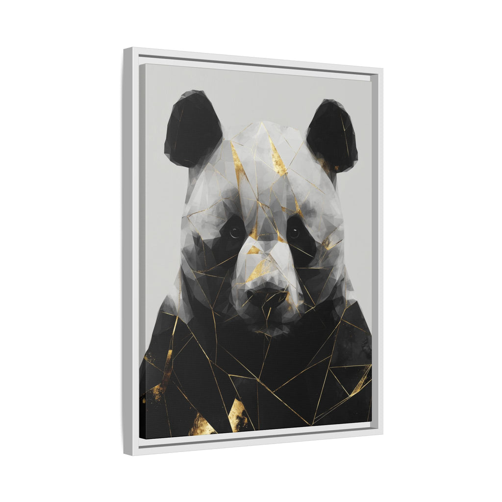 Fractured Panda: Geometric Wildlife Art, Low-Poly Contemporary Portrait   |  Personalized & Custom Orders Available
