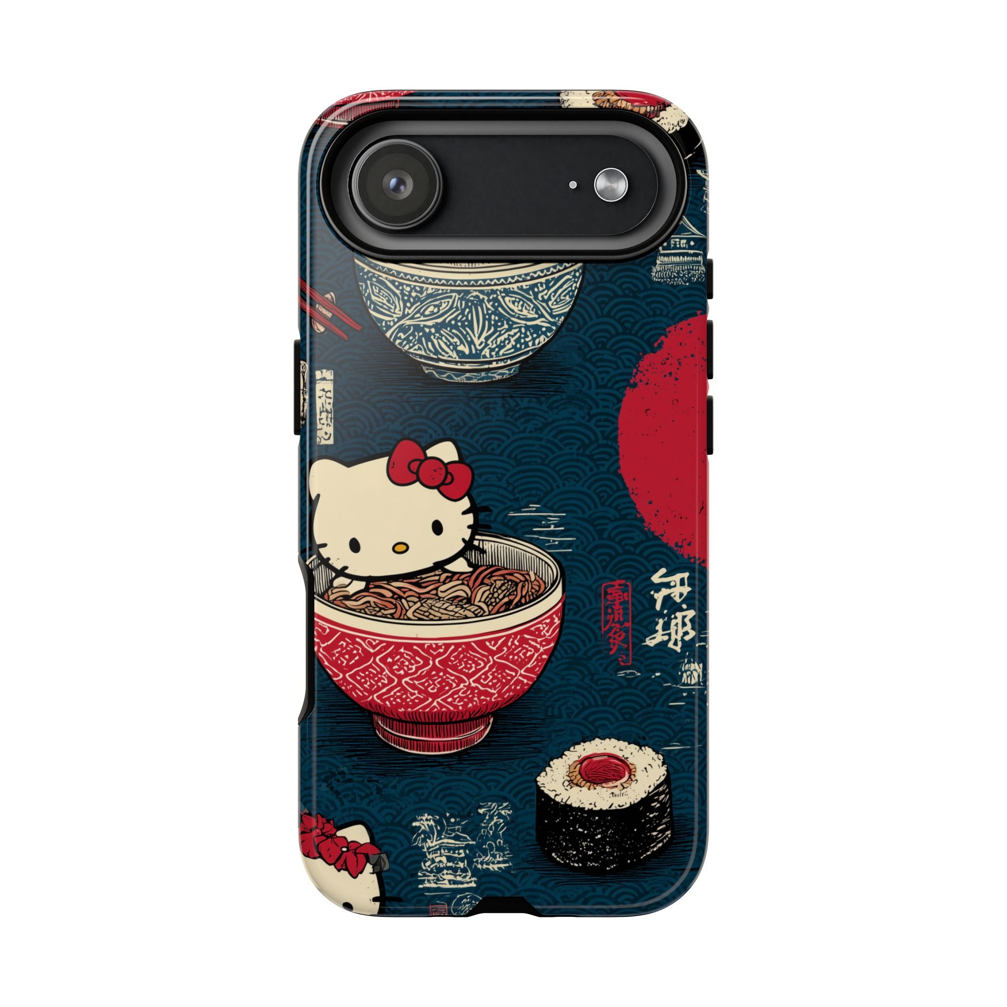 Japanese Kitty Sushi Vibrant Phone Case - Tough Case | Funky, Colorful, Unique Design for Gift, Accessory, Protection, Trendy