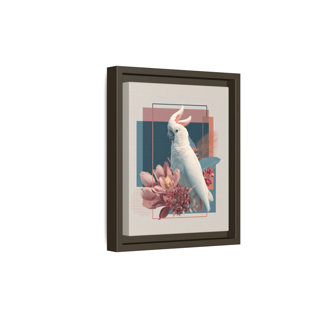 Ethereal Cockatoo: Geometric Wildlife Art, Digital Nature Portrait   |    Custom Orders Available