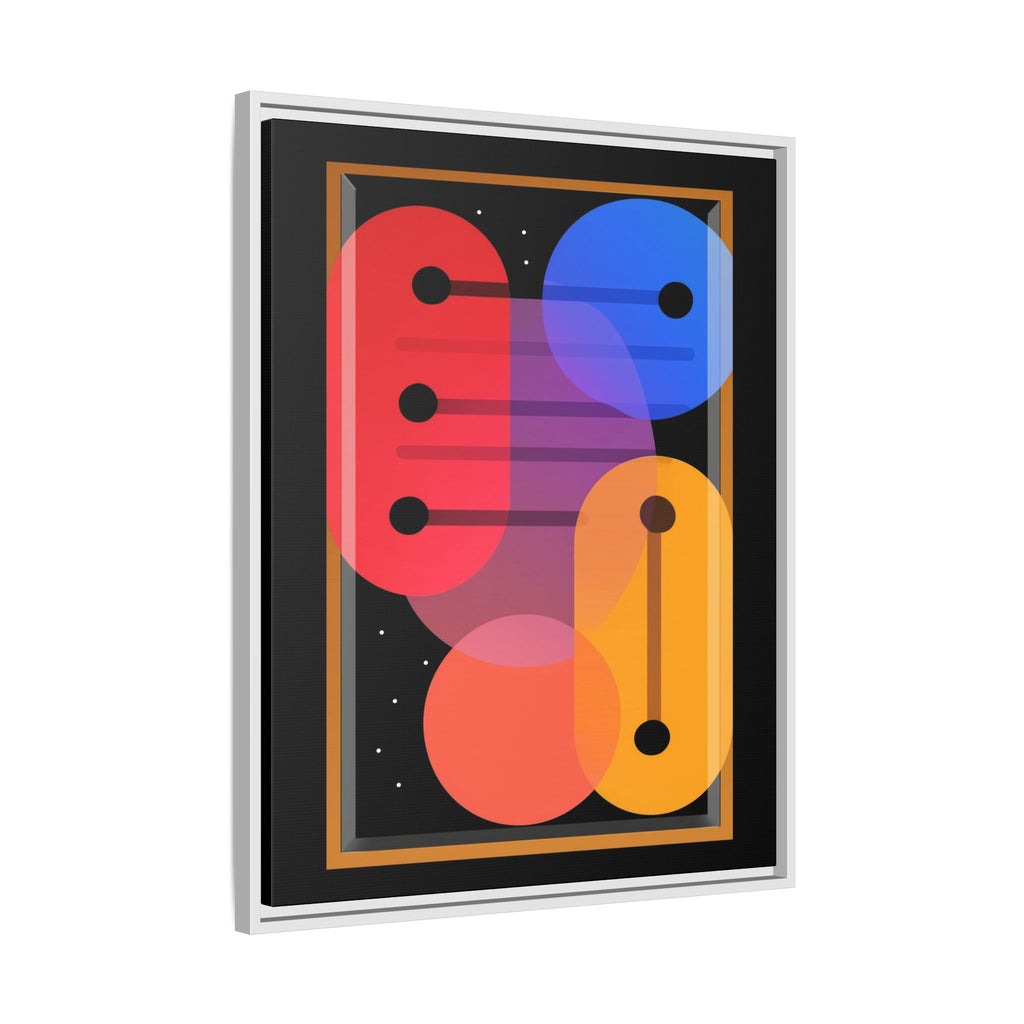 Celestial Geometry: Organic Shapes in Motion, Digital Abstract Composition, Vibrant Color Intersections   |   Custom Orders Accepted