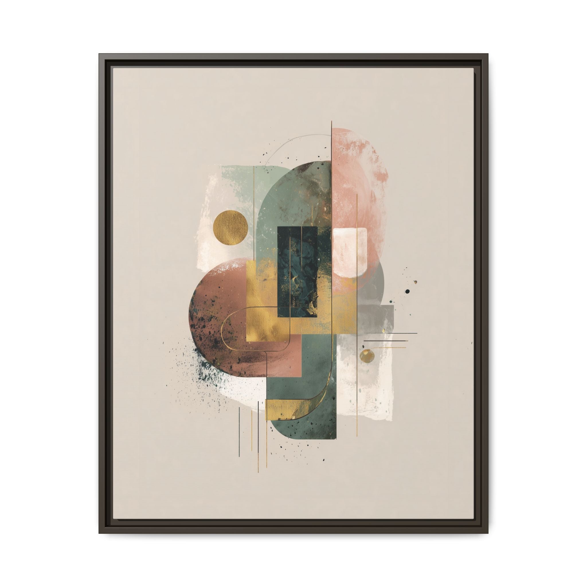 Organic Geometries: Fragmented Forms, Digital Abstract Composition, Layered Minimalist Art   |   Custom Orders Accepted
