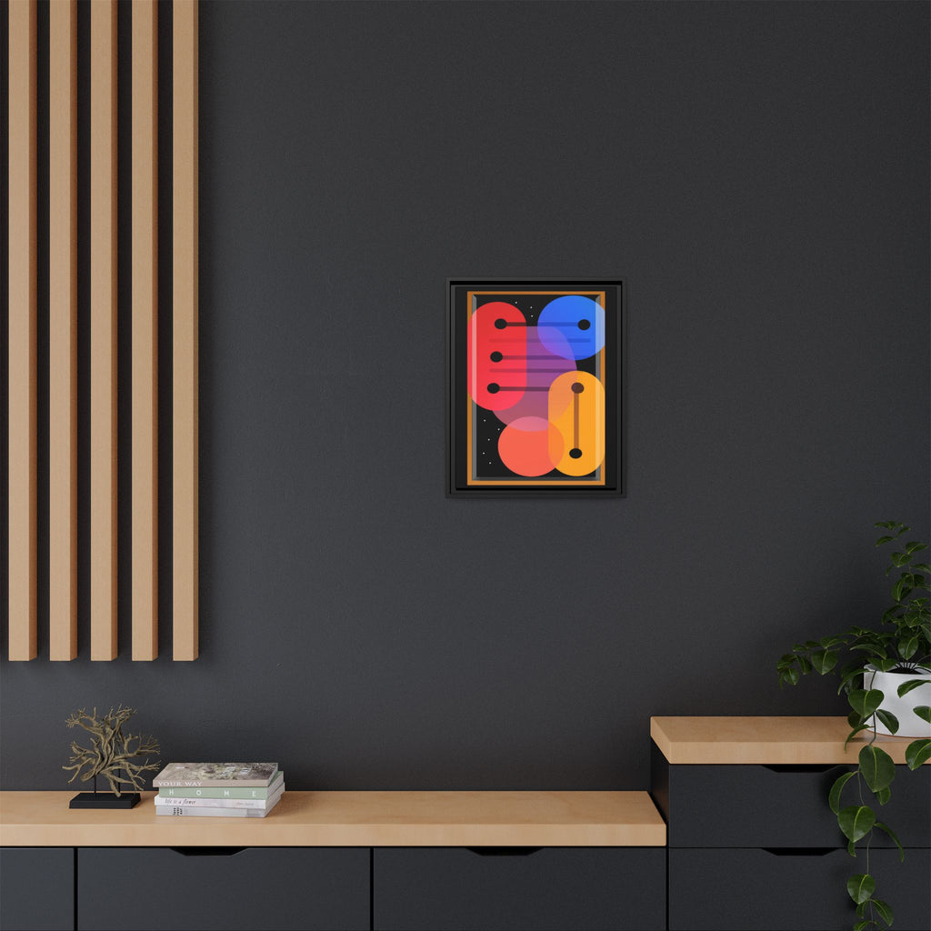 Celestial Geometry: Organic Shapes in Motion, Digital Abstract Composition, Vibrant Color Intersections   |   Custom Orders Accepted