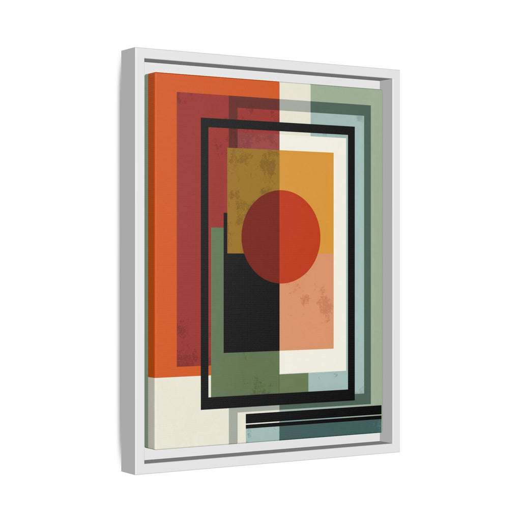Geometric Harmonies: Mid-Century Modern Composition, Constructivist Inspiration, Abstract Rectangular Interplay   |   Custom Orders Accepted