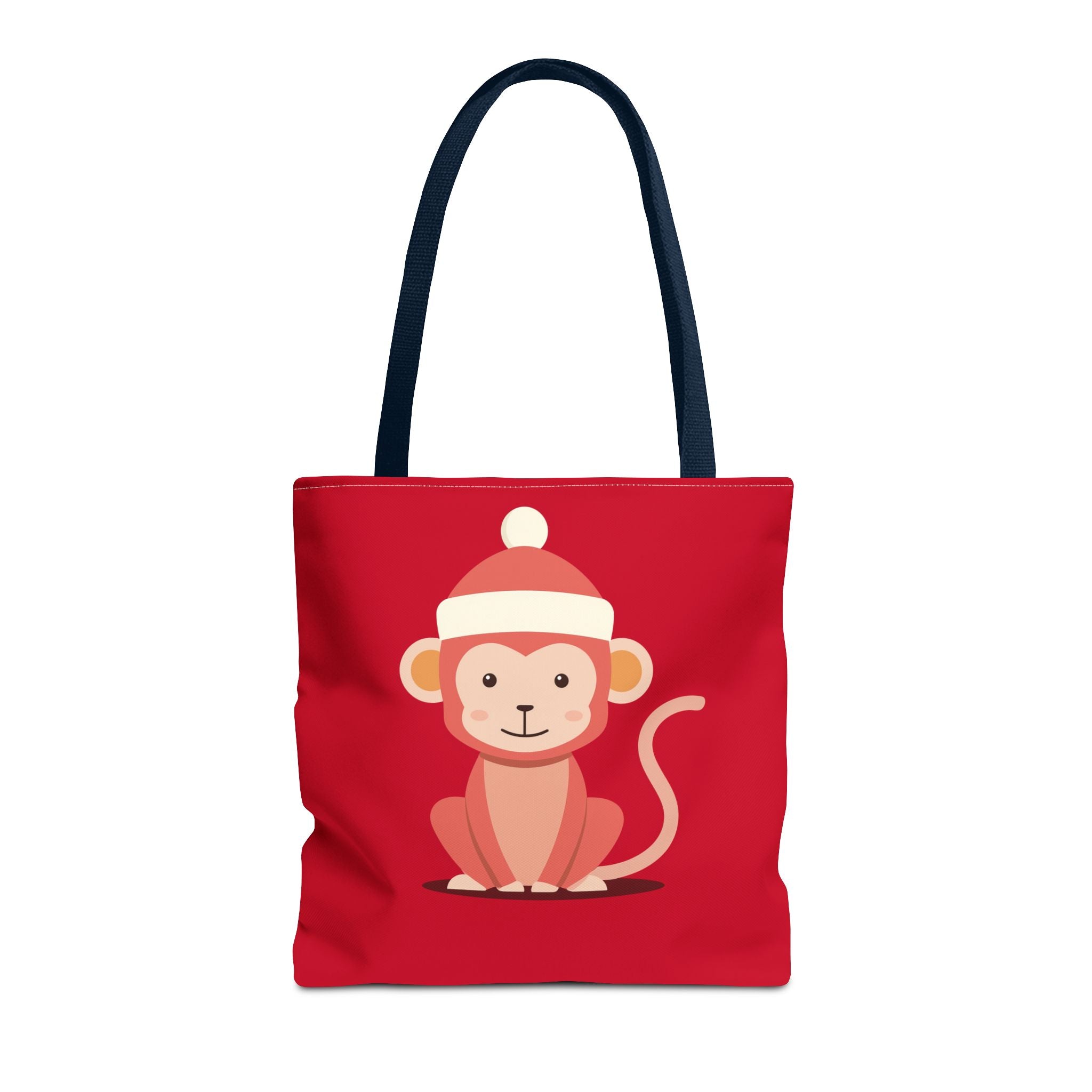 Cute Monkey Tote Bag for Kids, Christmas Gift, Reusable Shopping Bag, Fun Animal Design, Cute Holiday Accessory