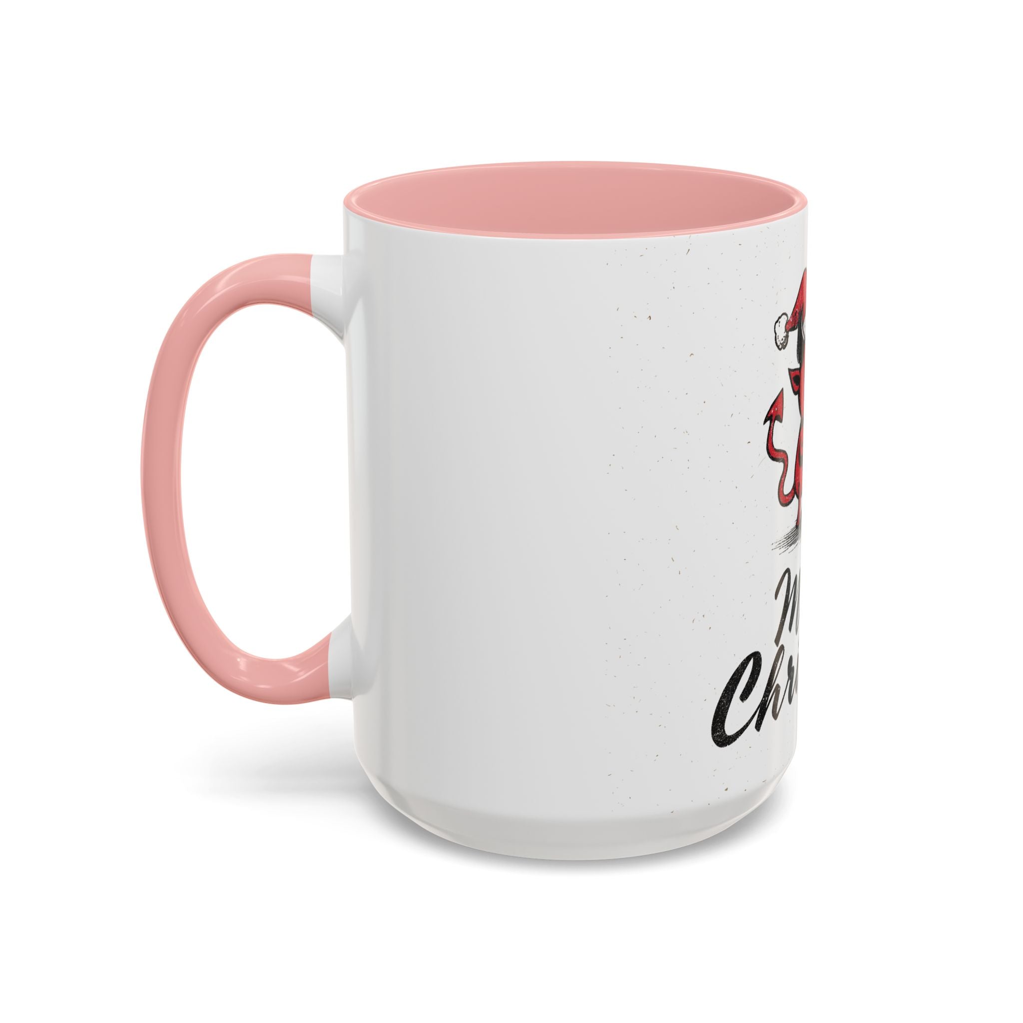 Funny Christmas Coffee Mug - Merry Christmas Devil Design, Holiday Gift, Seasonal Decor, Cute Mug, Kitchen Accessory