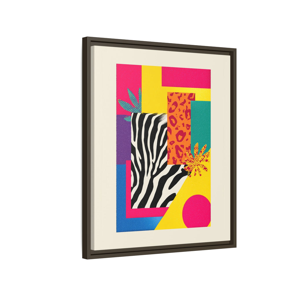 Zebra Stripes & Leopard Spots: 80s Pop Art Design, Memphis Style Graphic, Geometric Color Block Pattern   |   Custom Orders Accepted