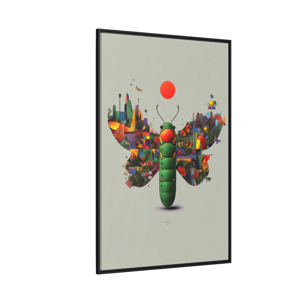 Metamorphosis of Geometry: Digital Nature Mosaic, Surreal Butterfly Landscape   |    Custom Orders Available