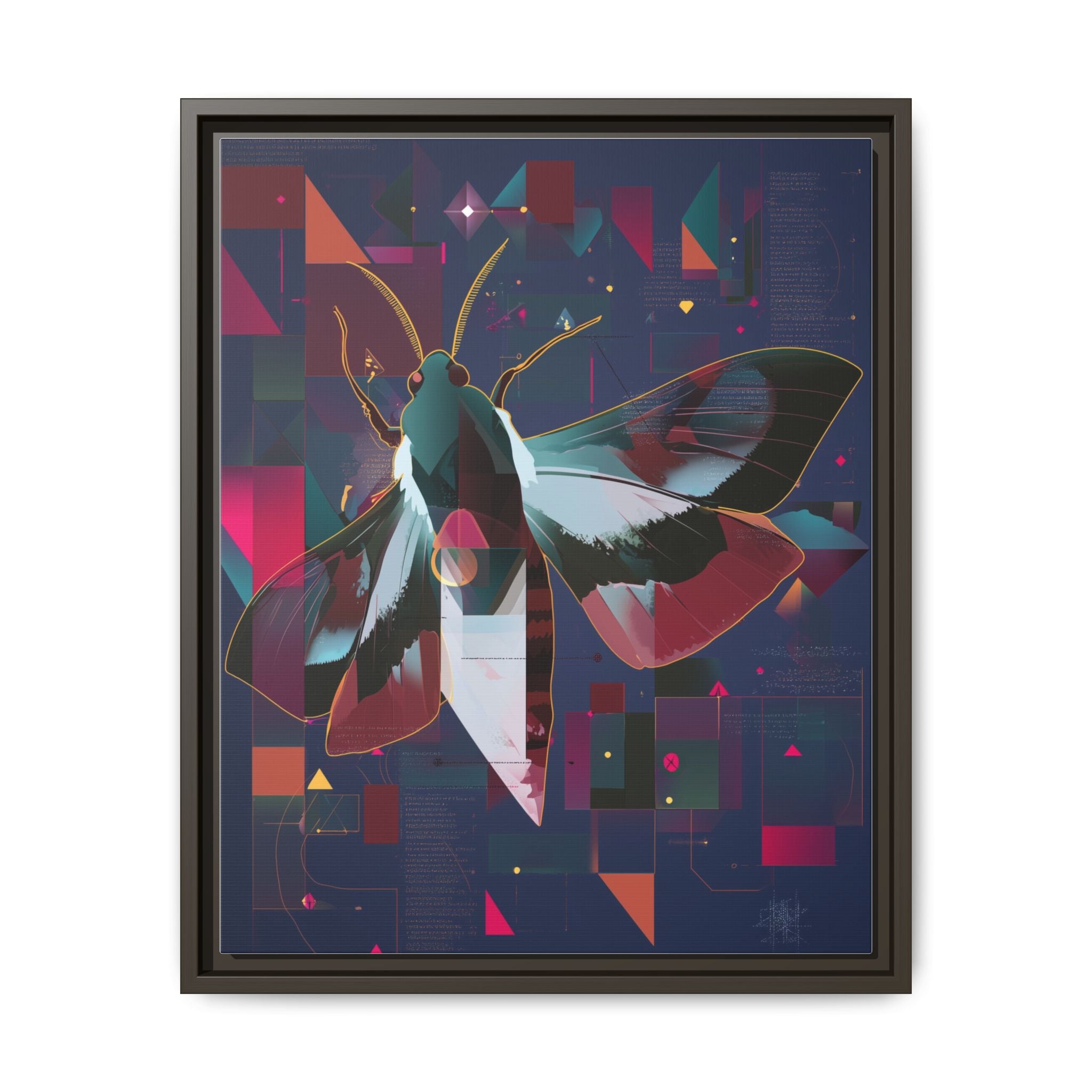 Digital Metamorphosis: Geometric Butterfly, Technological Nature   |    Custom Orders Available