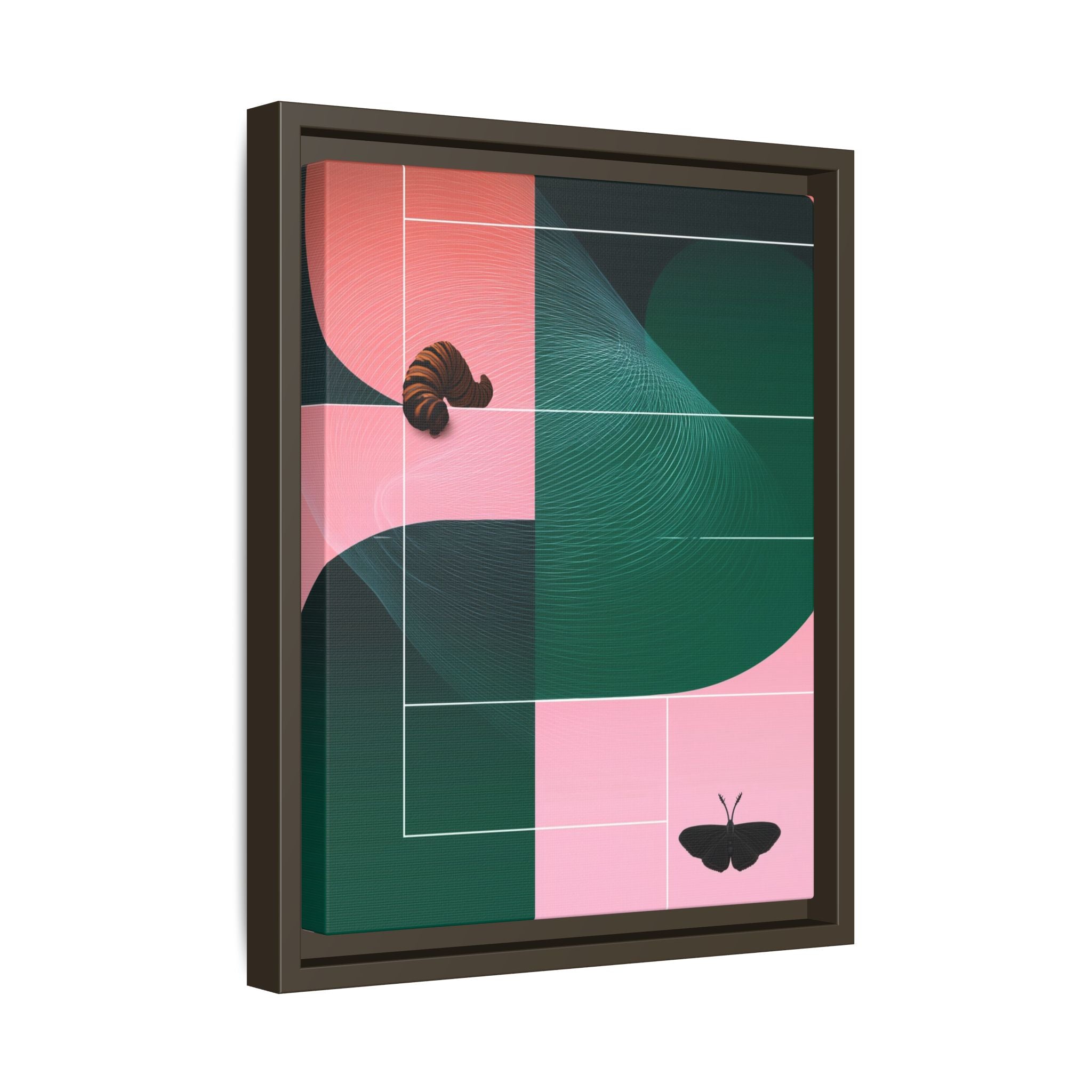 Metamorphic Geometric Framed Print : Abstract Graphic Design, Contemporary Digital Art Composition   |  Custom Orders Available