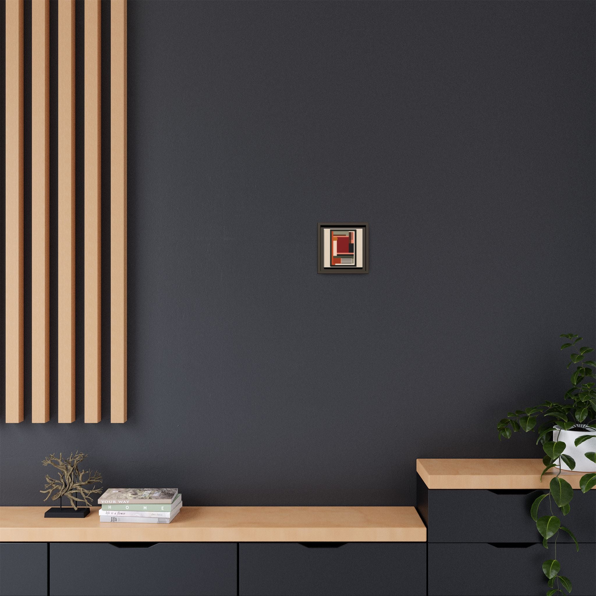 Architectural Geometries: Modern Abstract Composition, Bauhaus-Inspired Design, Geometric Color Blocking   |   Custom Orders Accepted