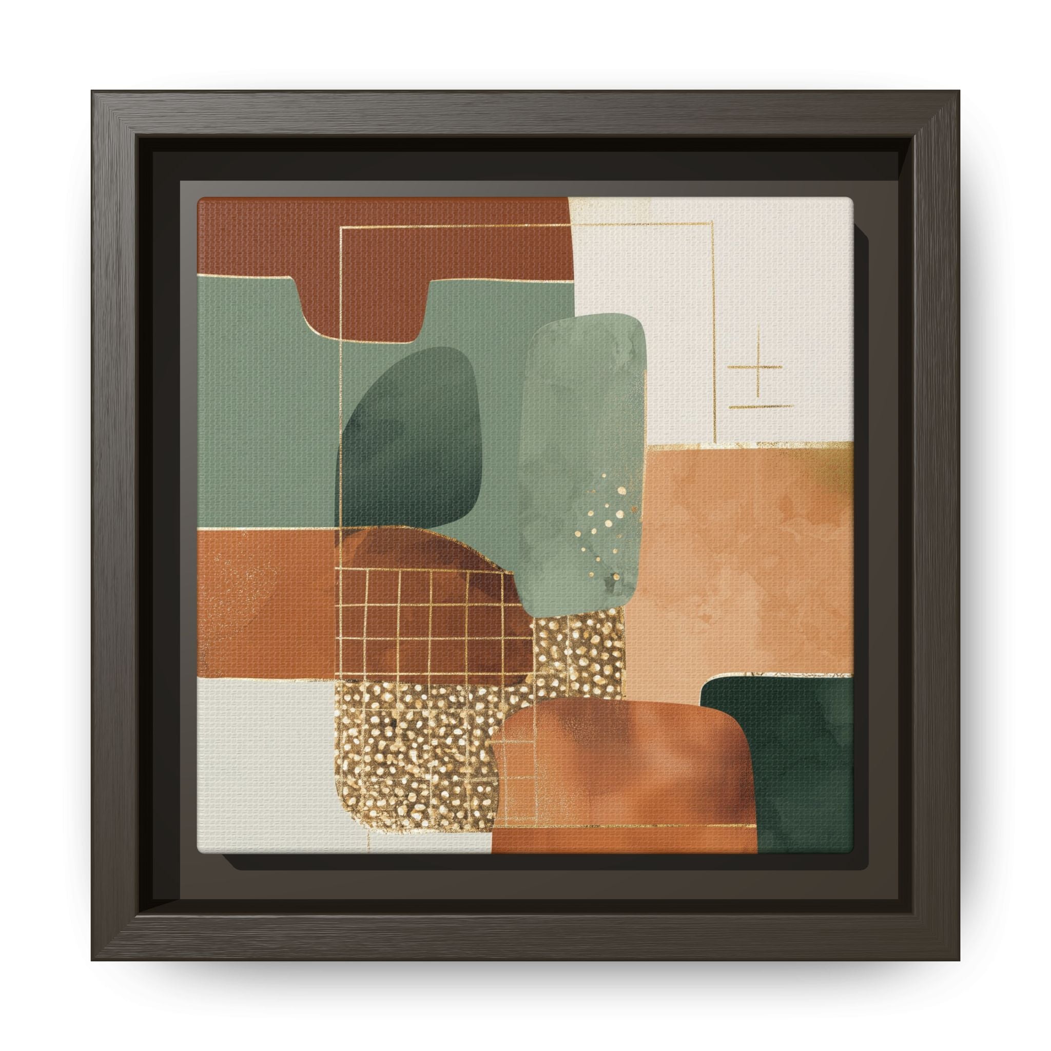 Geometric Harmony: Abstract Minimalist Art, Mid-Century Modern Design, Organic Shapes Composition   |   Custom Orders Accepted