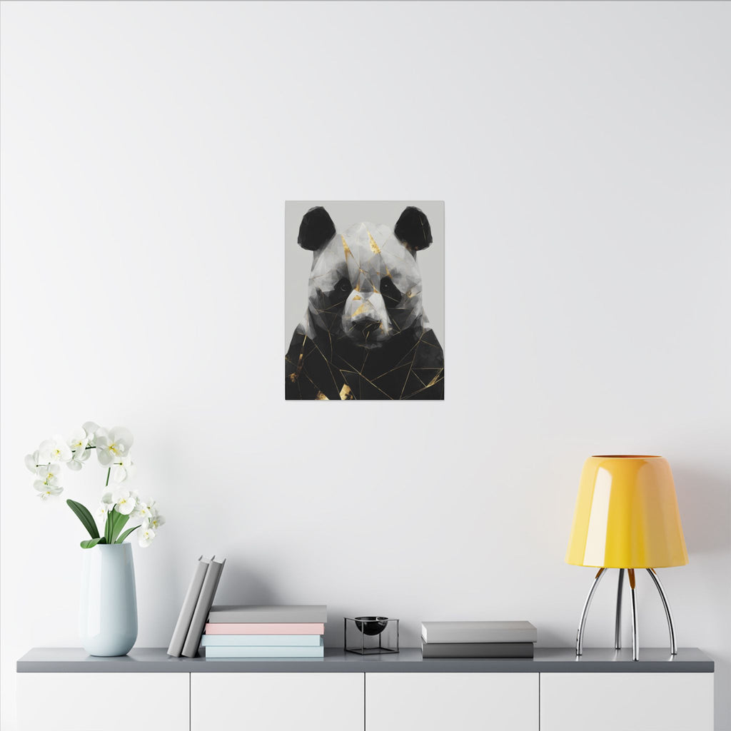 Fractal Panda: Geometric Wildlife Art, Polygonal Portrait, Modern Digital Design   |  Personalized & Custom Orders Available