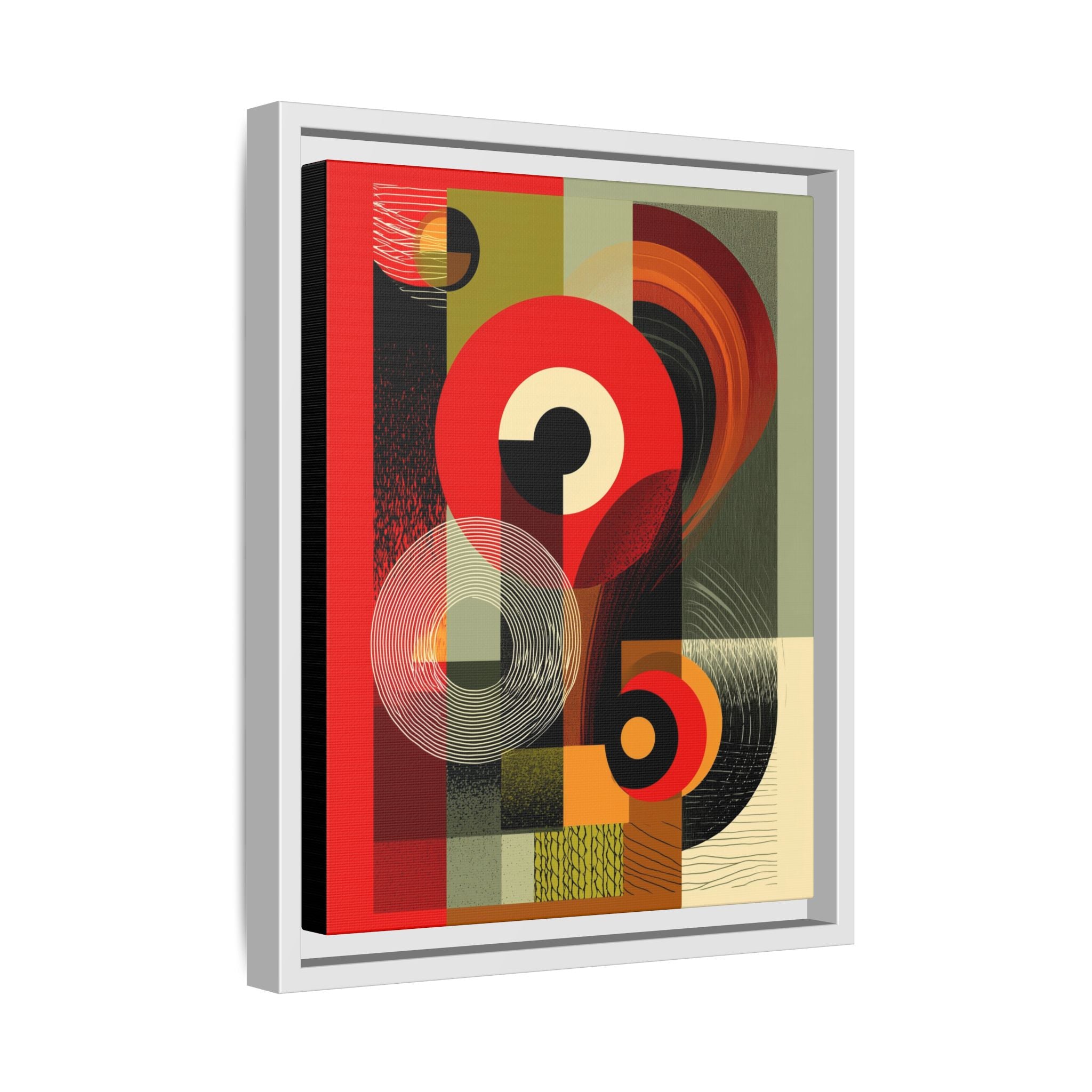 Chromatic Geometrics: Abstract Constructivist Composition, Modernist Color Blocking, Layered Circular Forms   |   Custom Orders Accepted