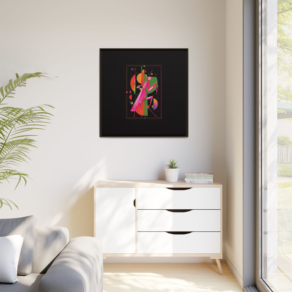 Celestial Mantis: Cubist Geometry, Cosmic Insect Portrait   |    Custom Orders Available