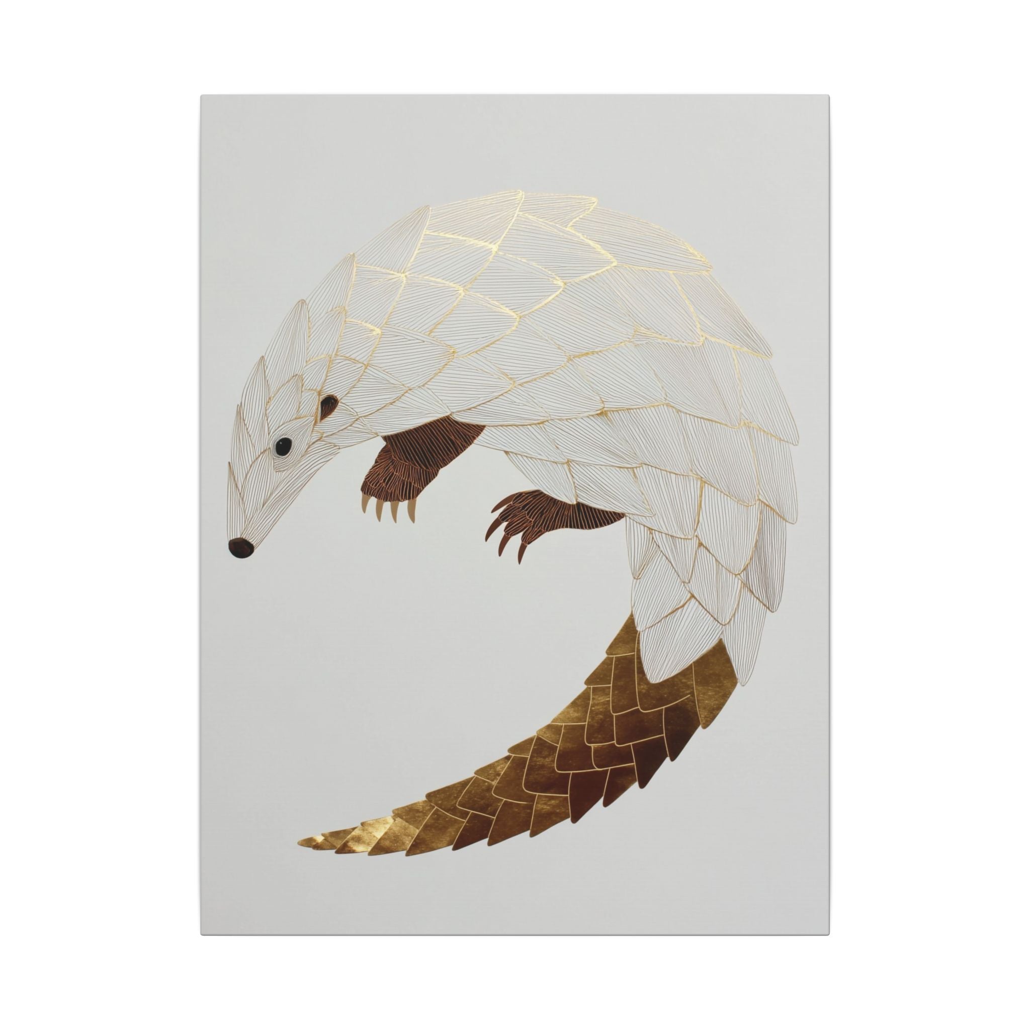 Geometric Hedgehog: Layered Minimalist Wildlife, Architectural Art Style   |    Custom Orders Available