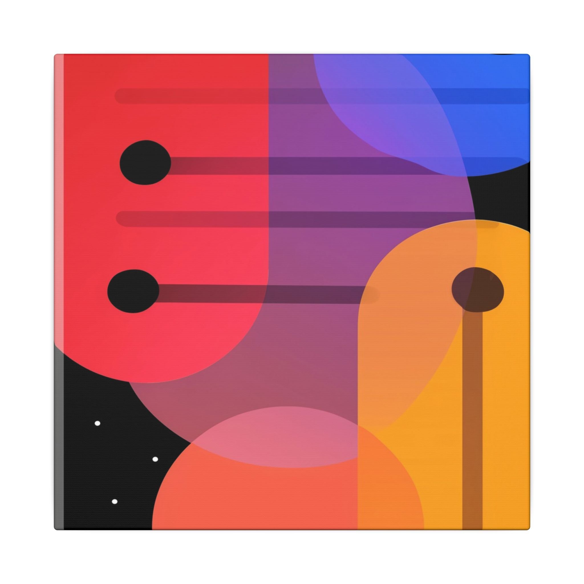 Cosmic Geometry: Abstract Shapes in Vibrant Colors, Digital Minimalist Design, Constructivist Inspiration   |   Custom Orders Accepted