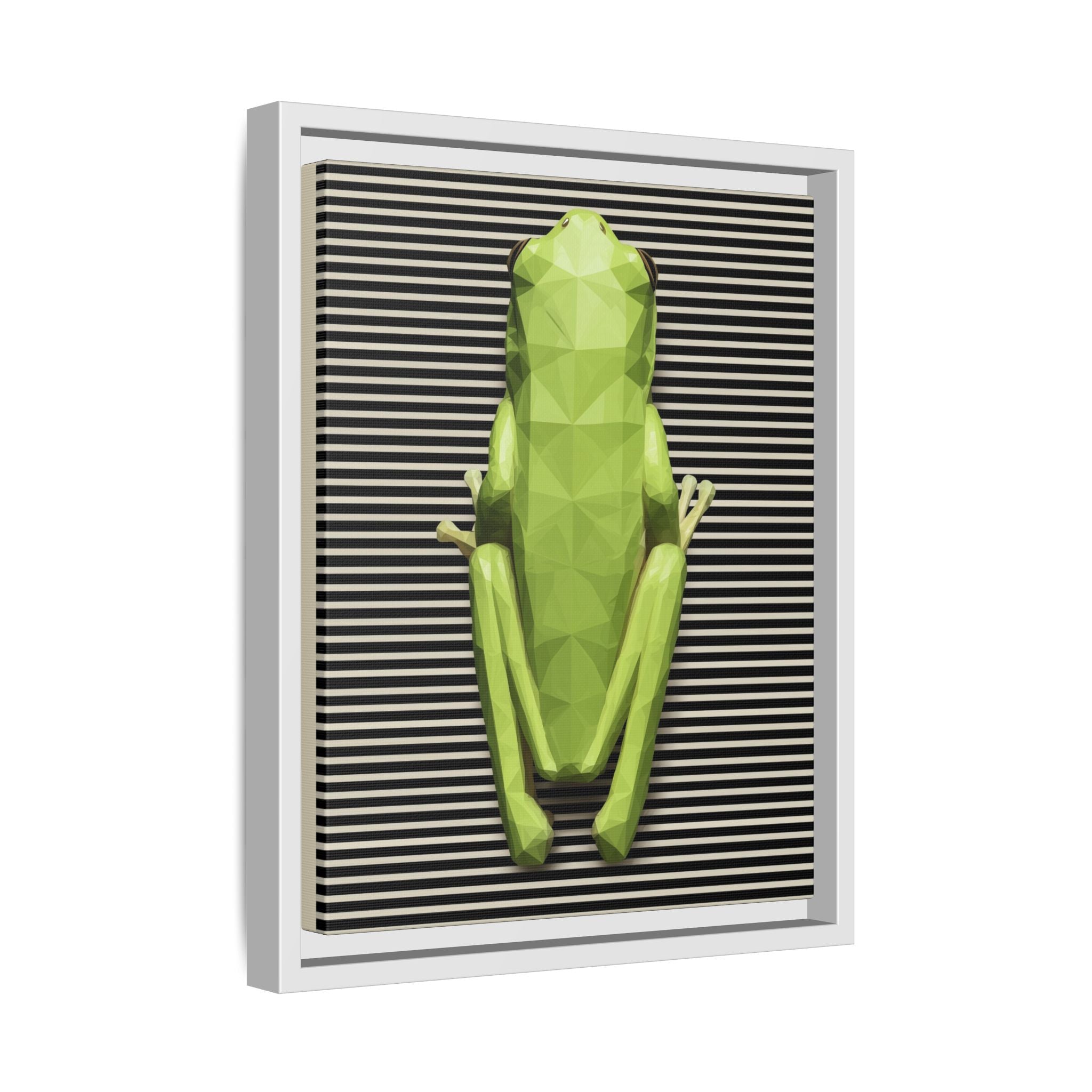 Geometric Amphibian: Low-Poly Frog Design, Digital Art Minimalism   |  Personalized & Custom Orders Available