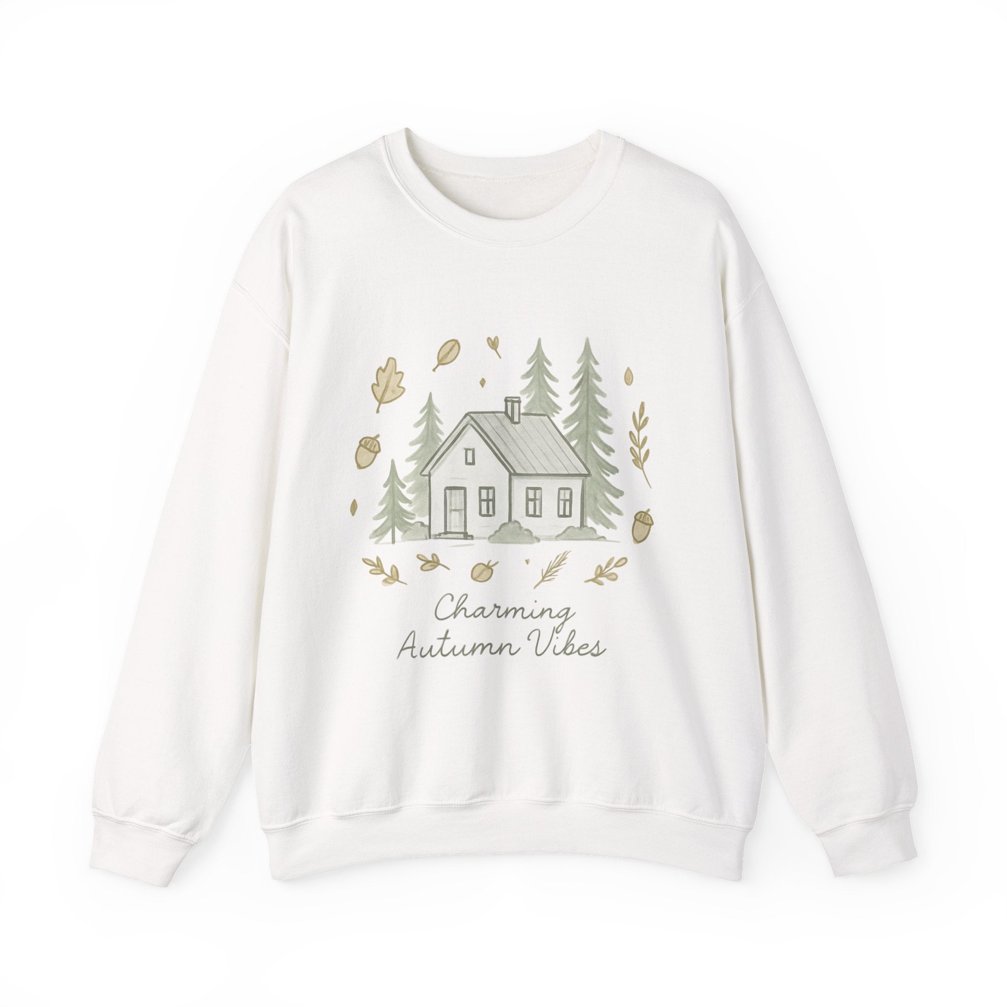 Autumn Cabin Vibes Sweatshirt - Forest Scene, 5 colours