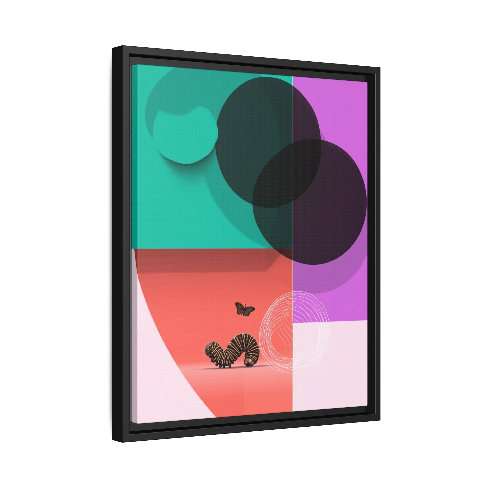 Metamorphosis in Color: Geometric Butterfly Transformation, Abstract Graphic Design   |    Custom Orders Available