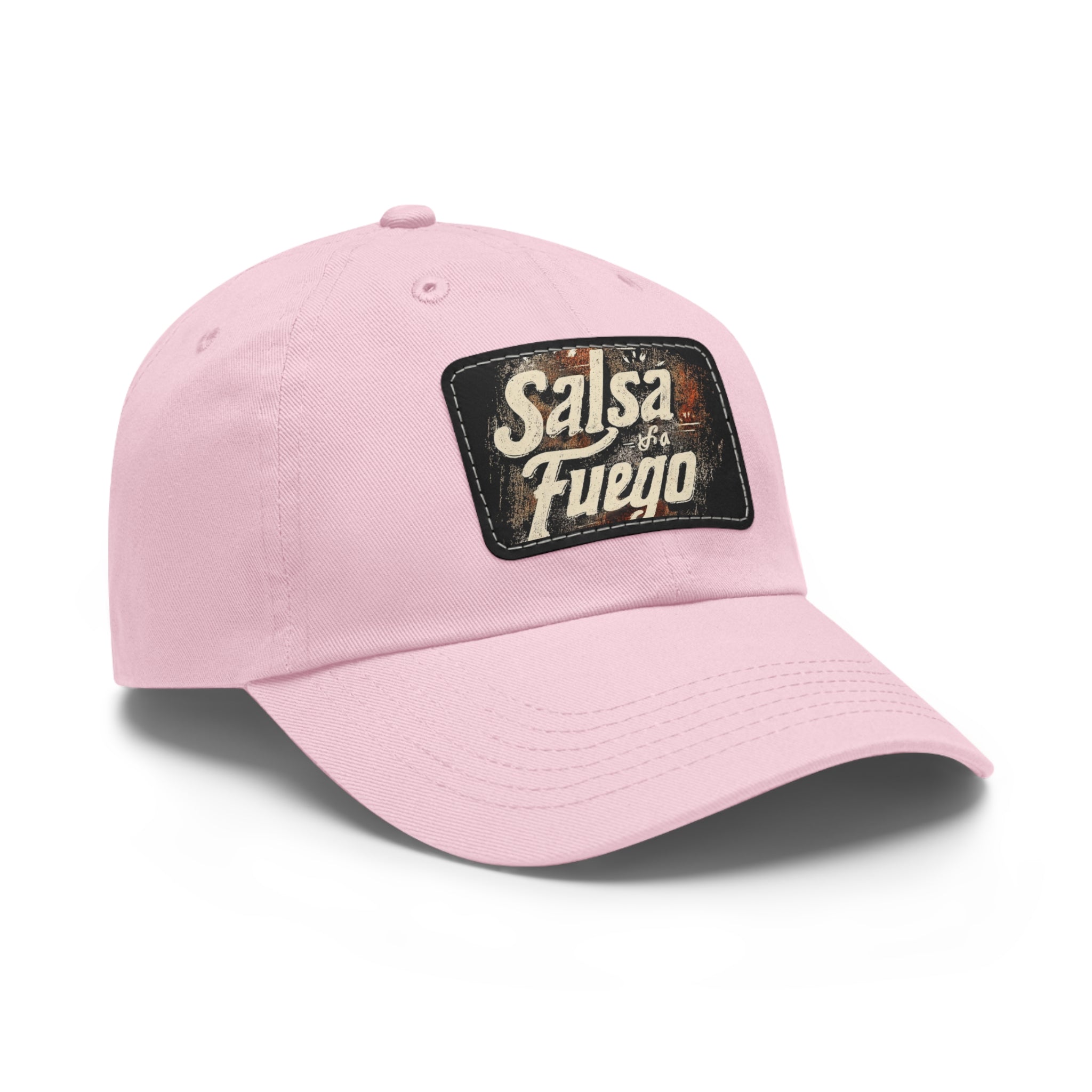 Salsa Fuego Dad Hat with Leather Patch (Rectangle)