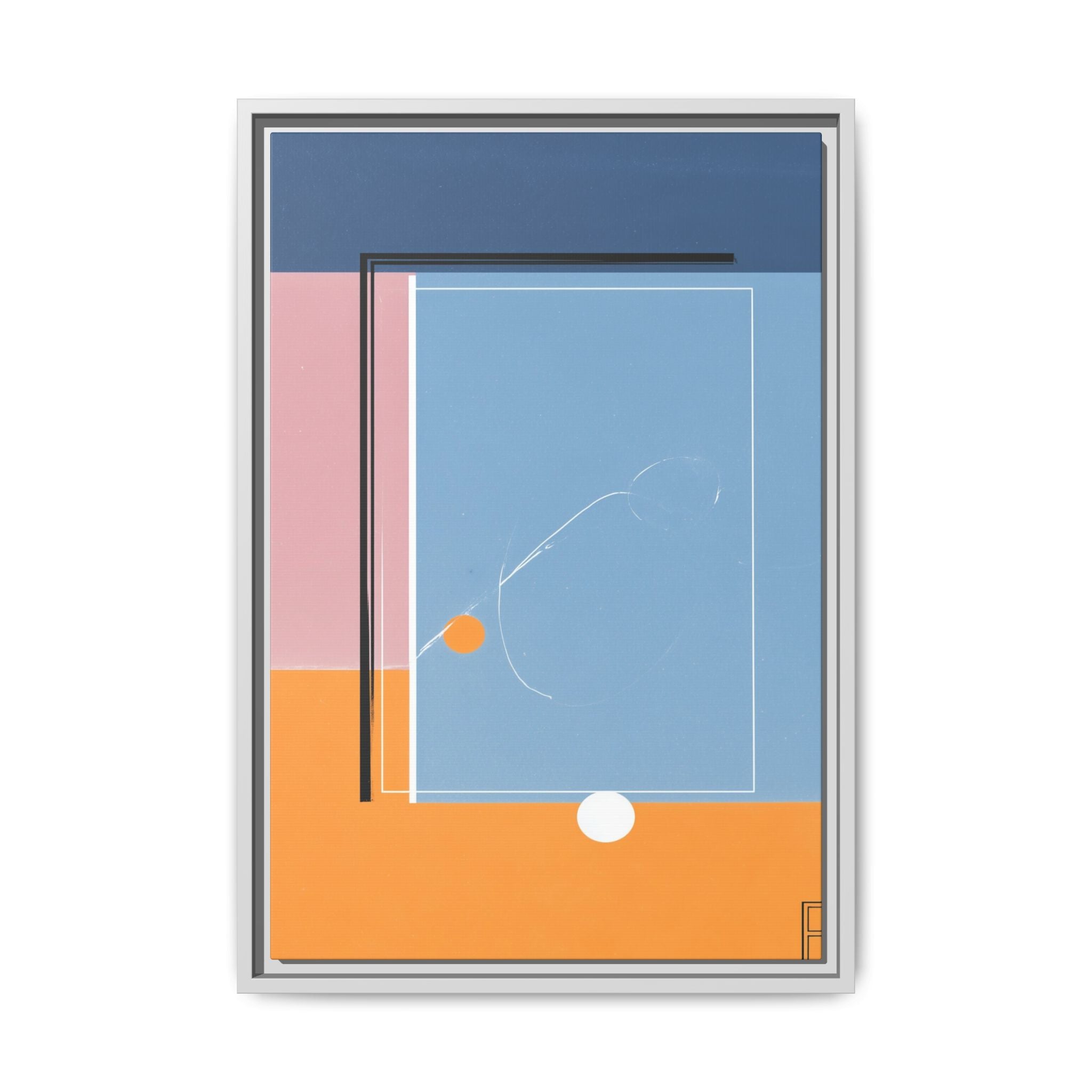 Geometric Layered Abstraction: Modernist Color Planes, Constructivist Design, Minimalist Composition   |   Custom Orders Accepted