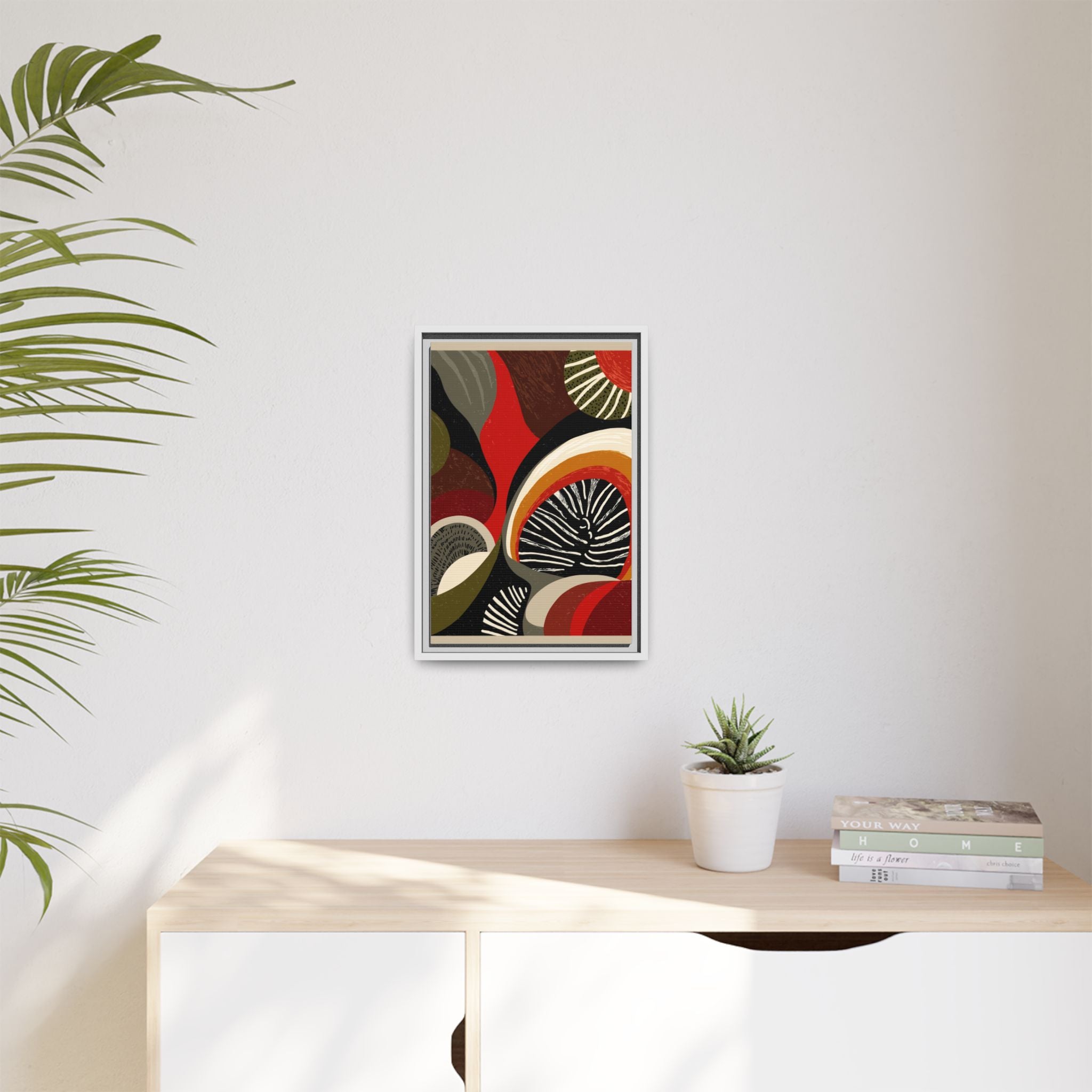 Geometric Rhythm: Abstract Composition, Mid-Century Modern Art, Radial Design Inspiration   |   Custom Orders Accepted