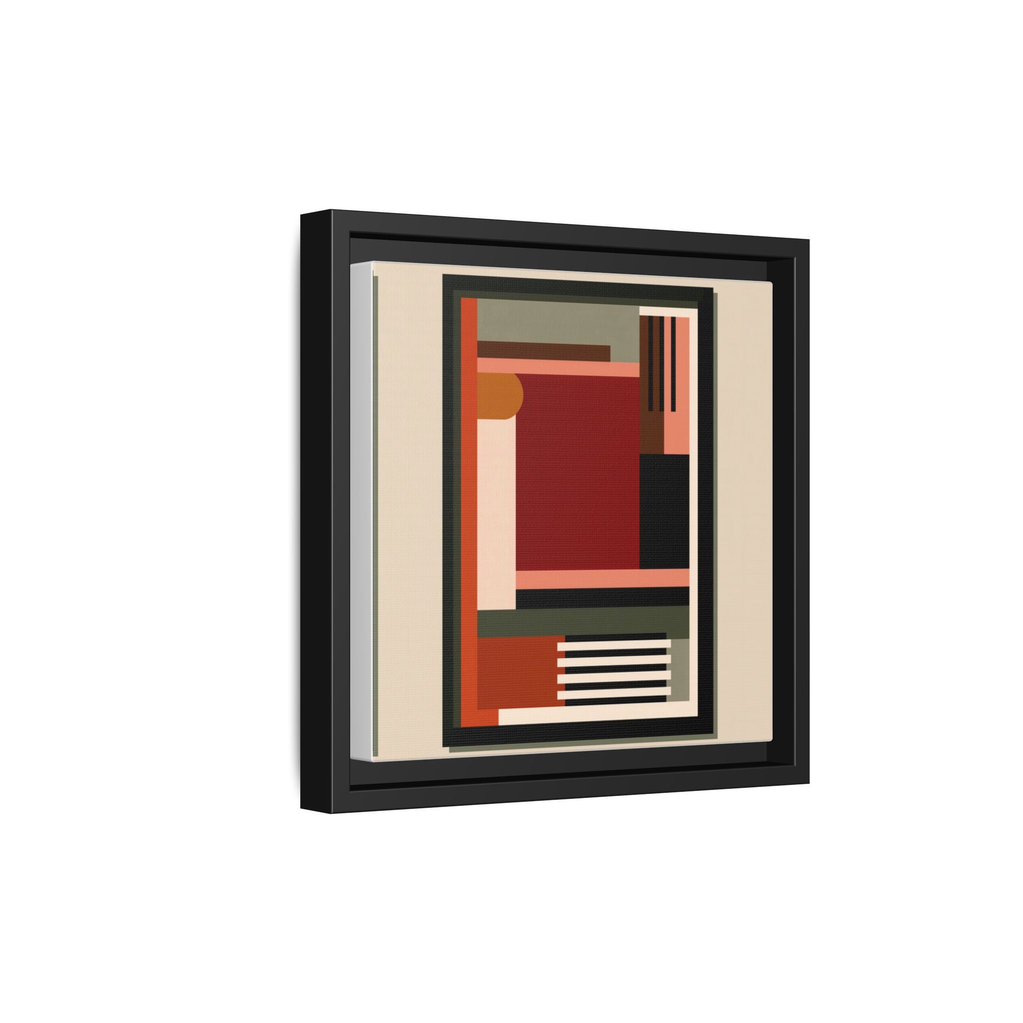 Architectural Geometries: Modern Abstract Composition, Bauhaus-Inspired Design, Geometric Color Blocking   |   Custom Orders Accepted