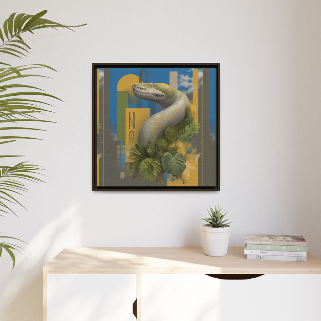 Serpent's Geometry: Tropical Realism, Digital Wildlife Composition   |    Custom Orders Available