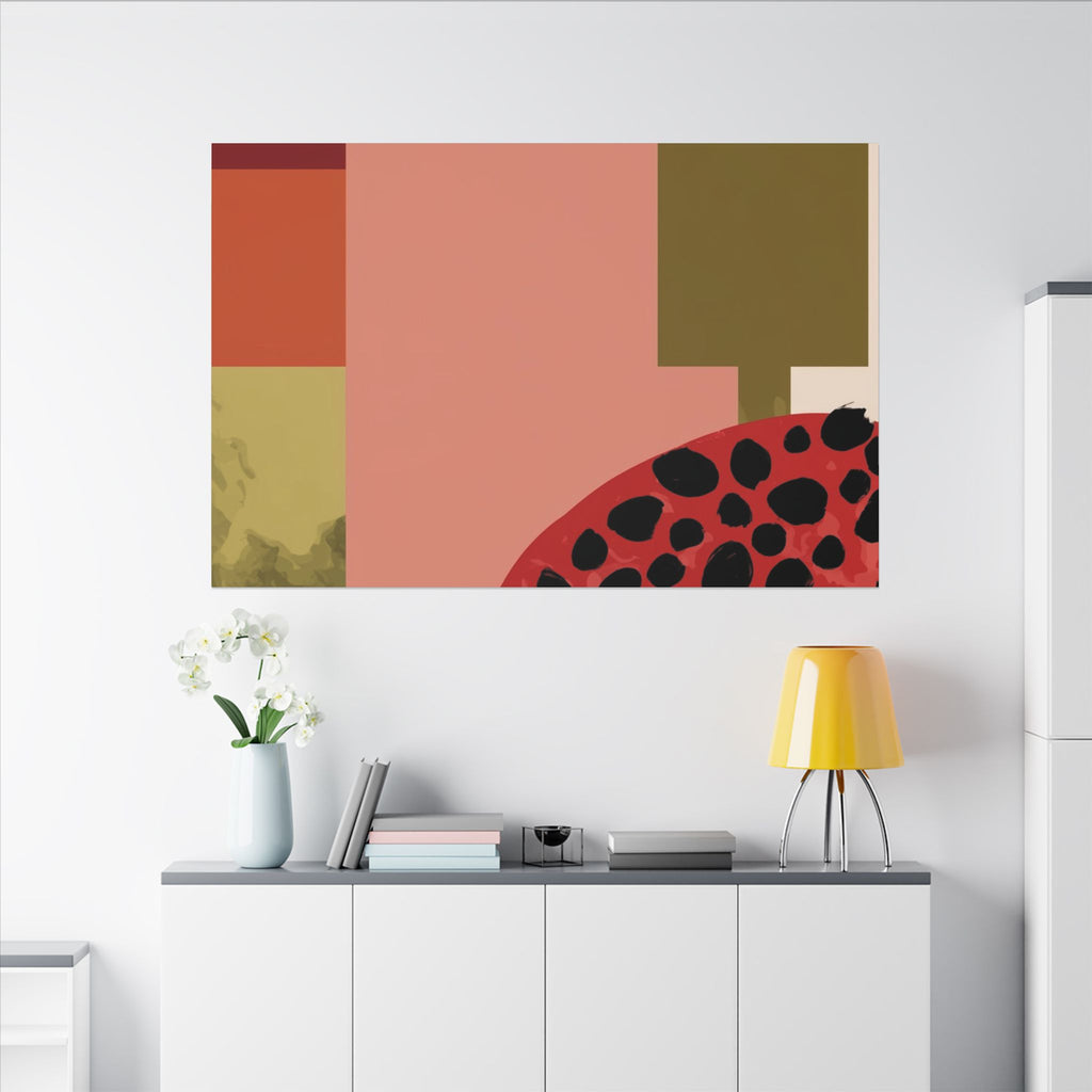 Geometric Harmony: Rectangles in Motion, Mid-Century Modern Composition, Abstract Earth Tone Precision   |   Custom Orders Accepted