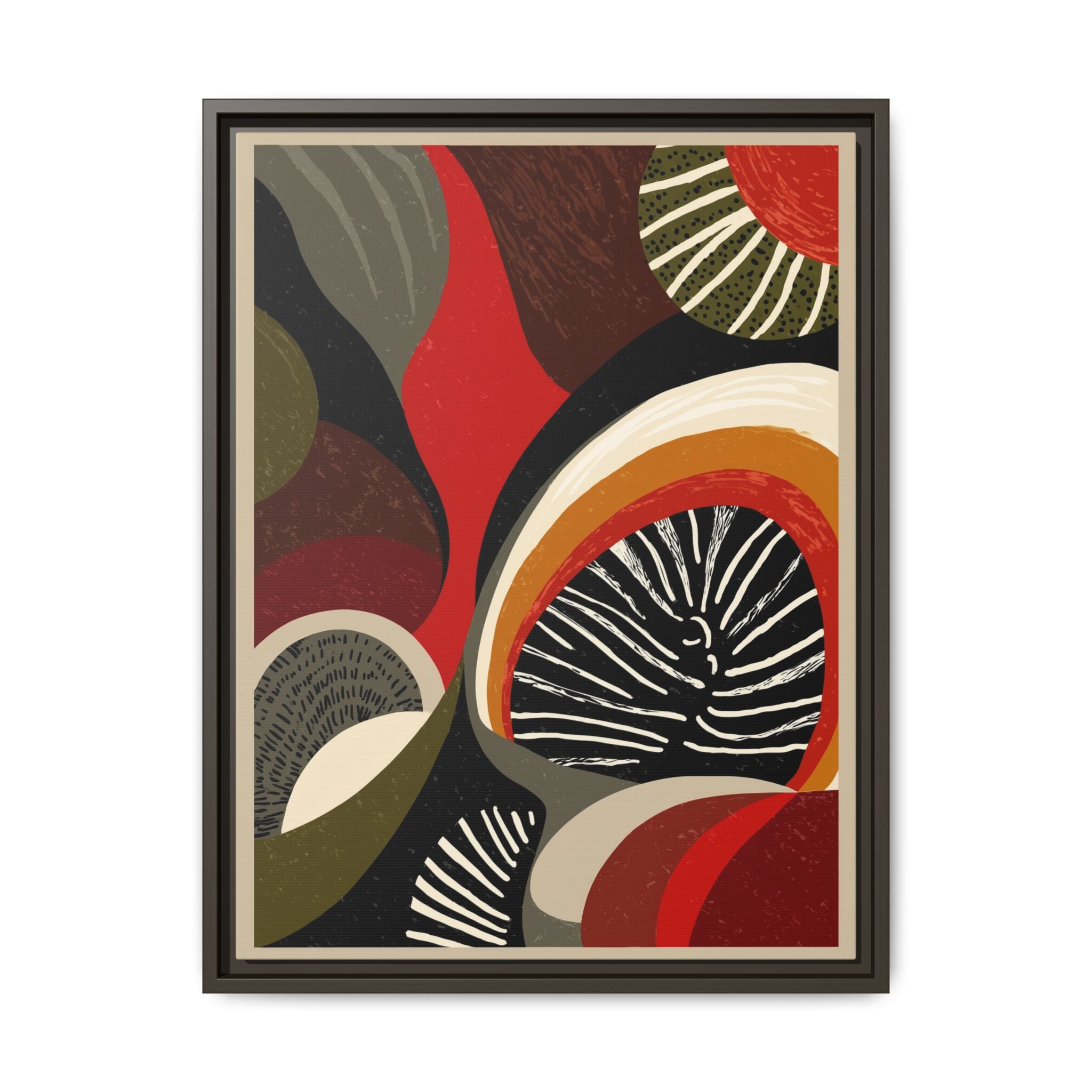 Geometric Rhythm: Abstract Composition, Mid-Century Modern Art, Radial Design Inspiration   |   Custom Orders Accepted
