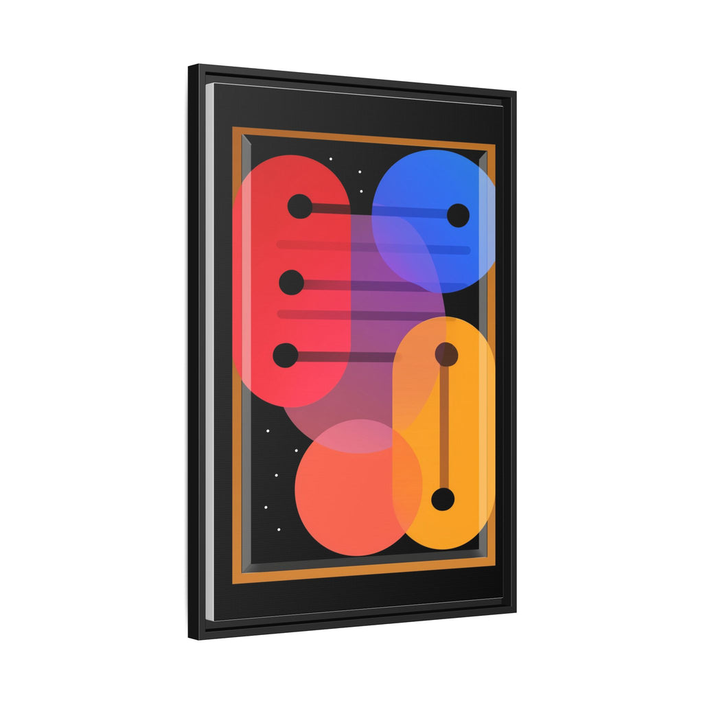 Celestial Geometry: Organic Shapes in Motion, Digital Abstract Composition, Vibrant Color Intersections   |   Custom Orders Accepted