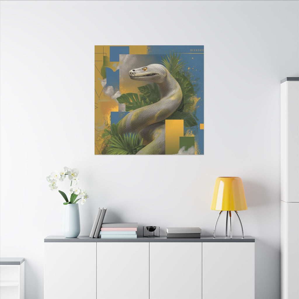 Serpent Geometry: Tropical Scales in Digital Art, Surreal Nature Composition   |    Custom Orders Available